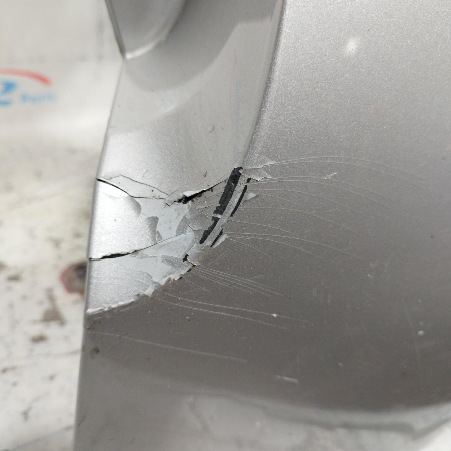 Rear mudguard right silver grey Smart Fortwo 451 2010 ecoAC10456