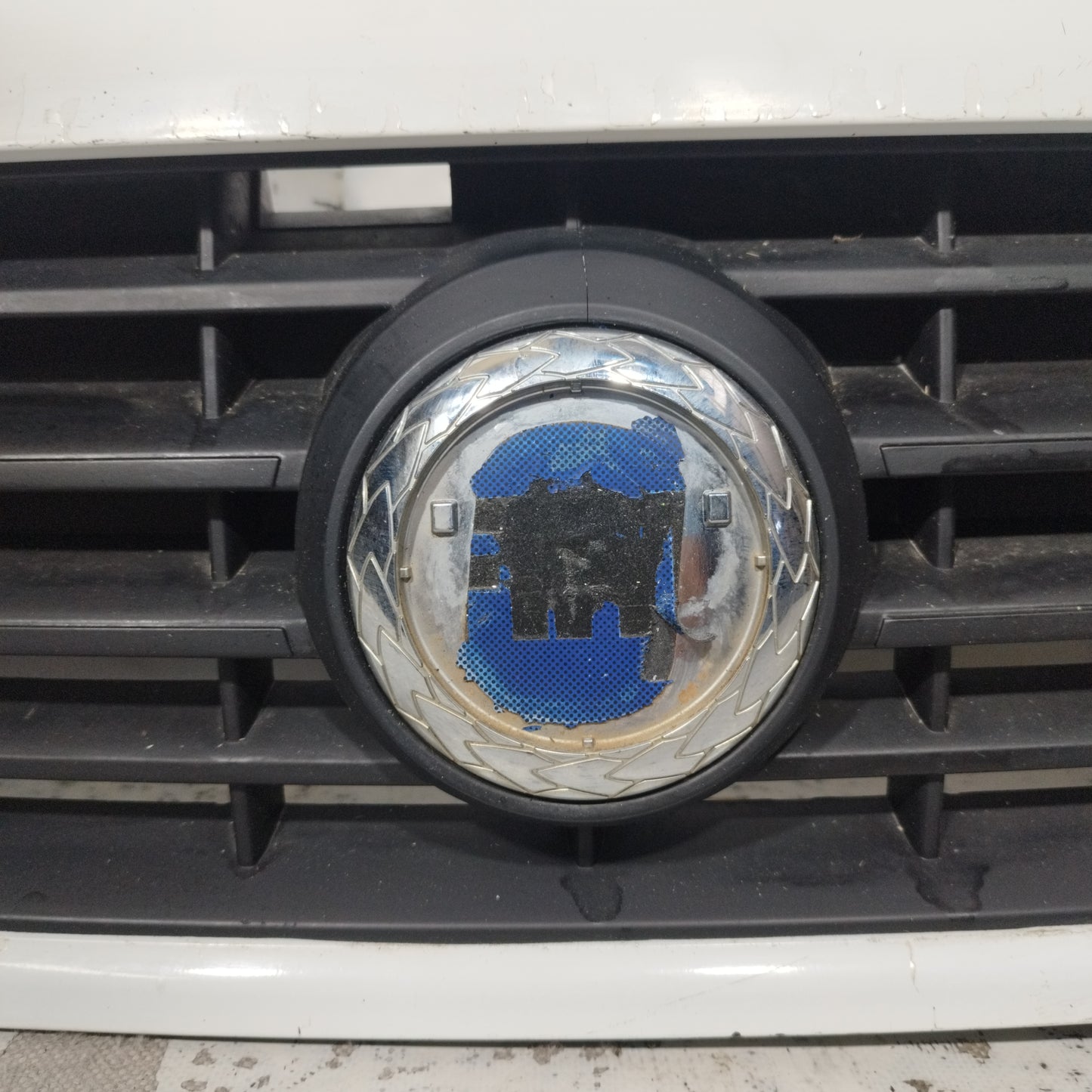 Weißer Kühlergrill Fiat Doblo 2006 ecoAC8926