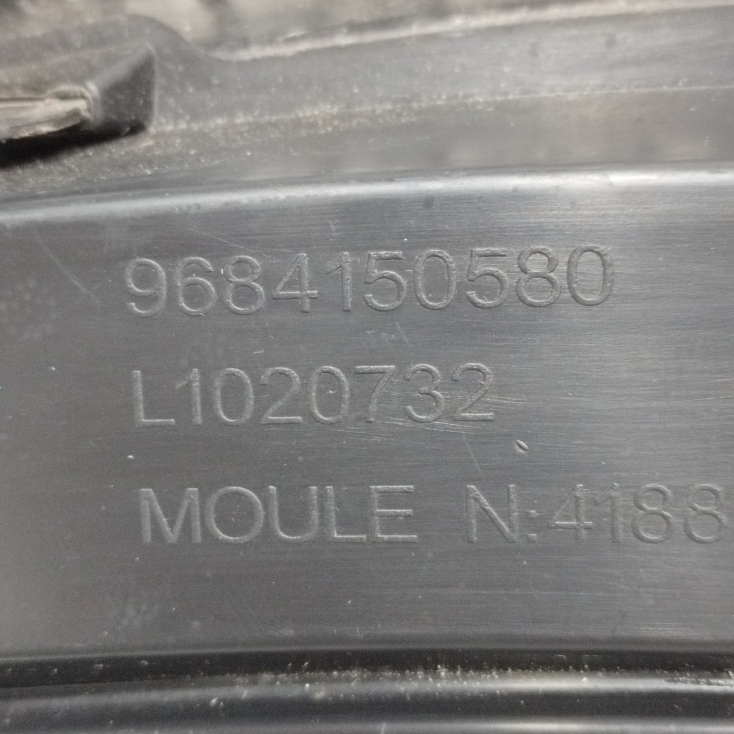 Citroen C3 2014 Regenrinne Code: 9684150580 ecoAC10728