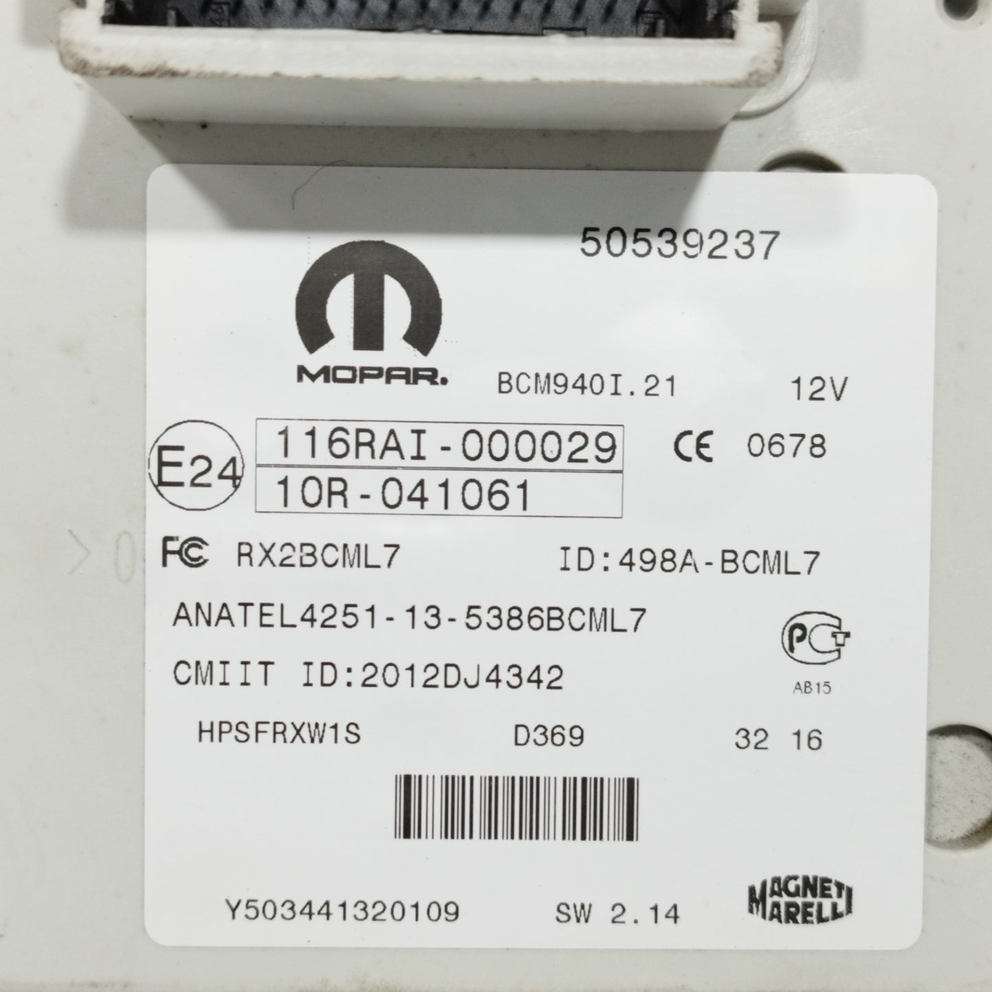 Centralina Portafusibili Alfa Romeo Giulietta 1.6 JTDM 2015 Cod: 50539237 ecoAC11126