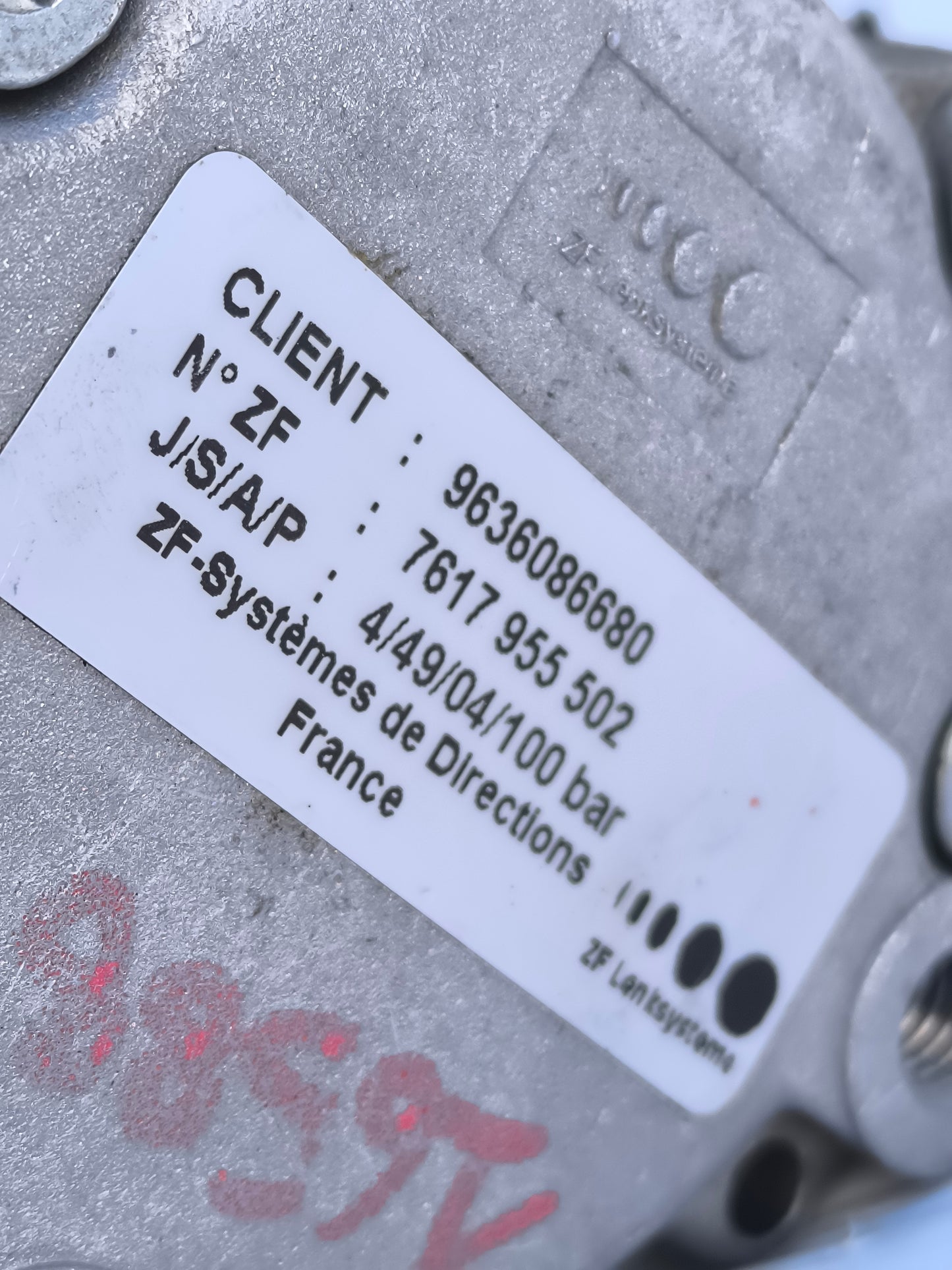 Pompa idroguida Citroen C5 2.0 HDI anno 2009 cod. 9636086680 ecoAG7362