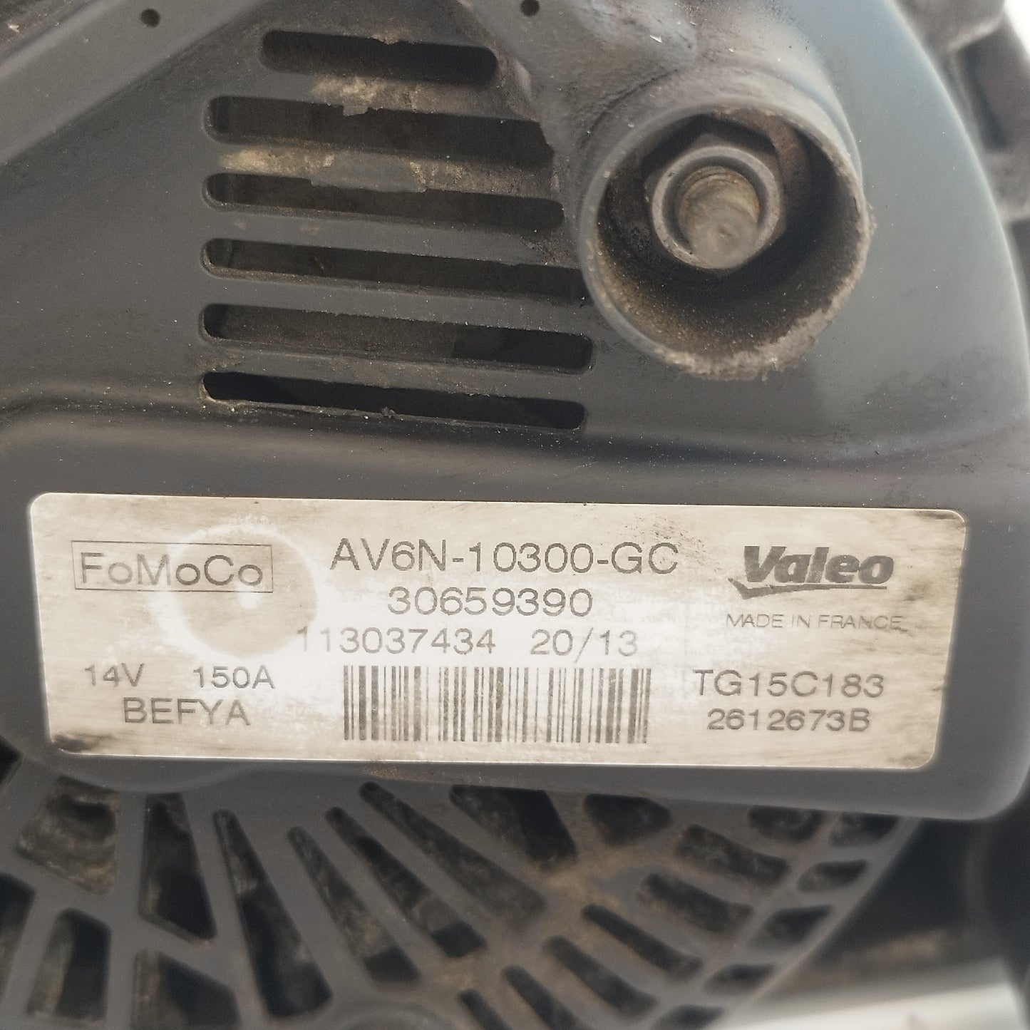 Alternatore Ford C-Max 2012 1 pin cod: AV6N-10300 ecoAC15979