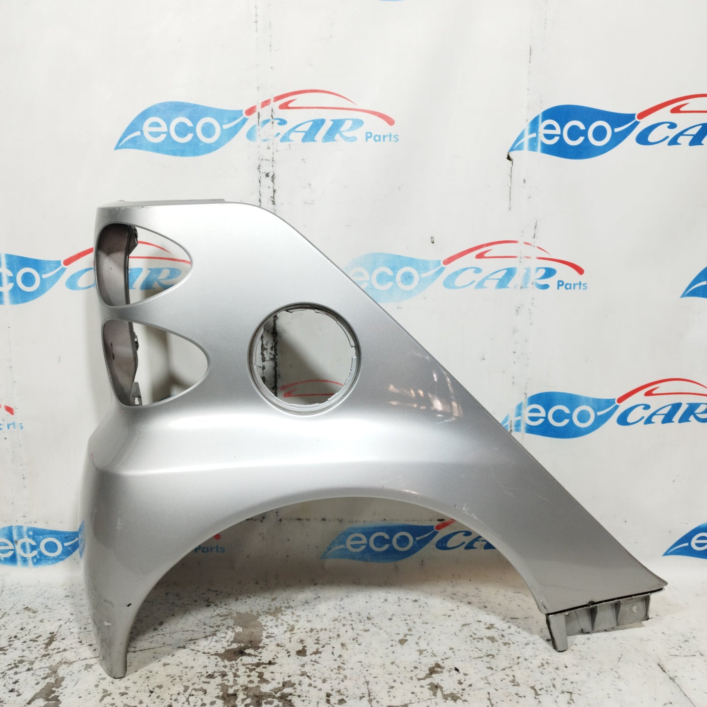 Rear mudguard right silver grey Smart Fortwo 451 2010 ecoAC10456