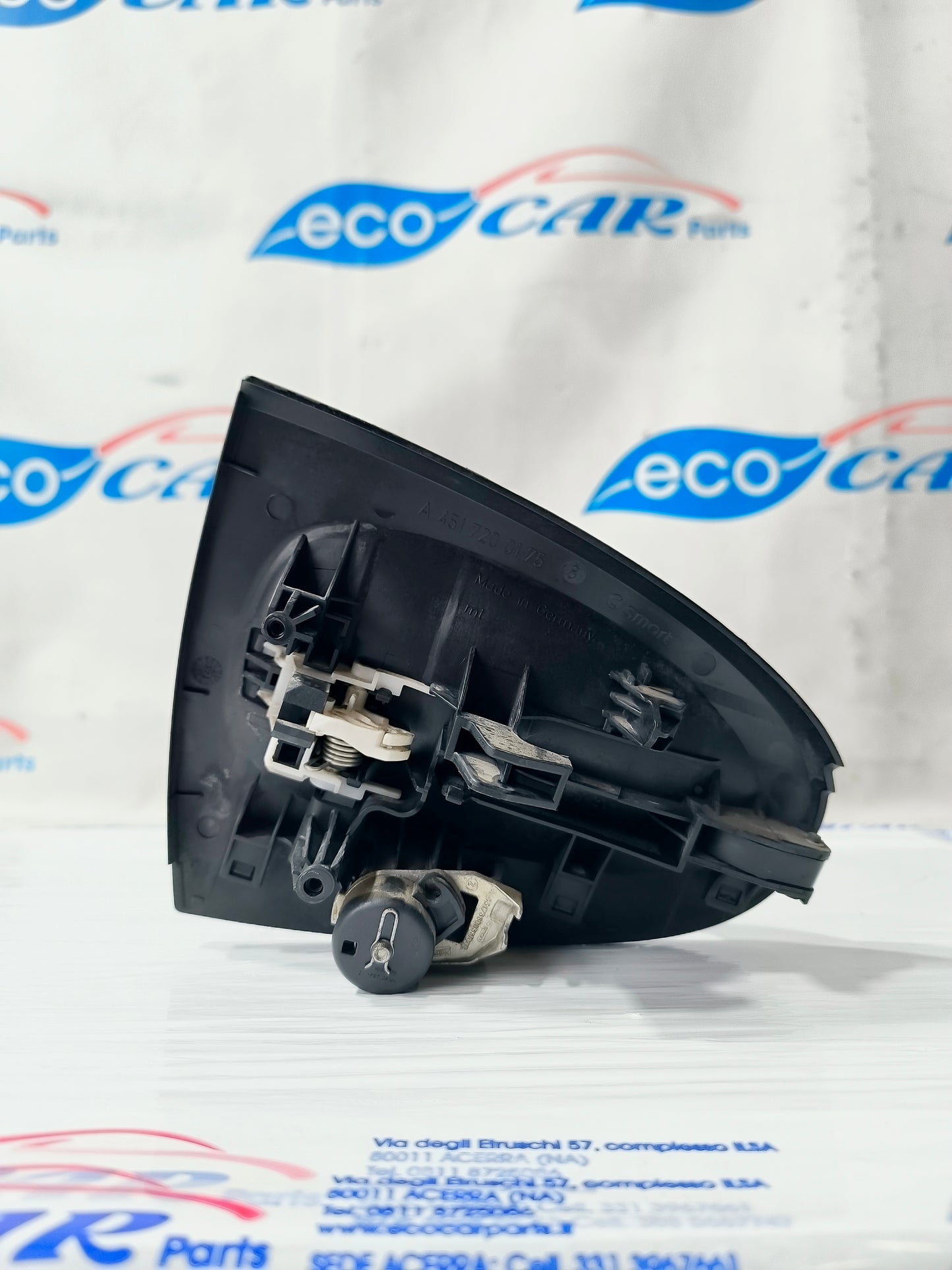 Black left external handle Smart 451 code: a4517200175 ecoAG6207