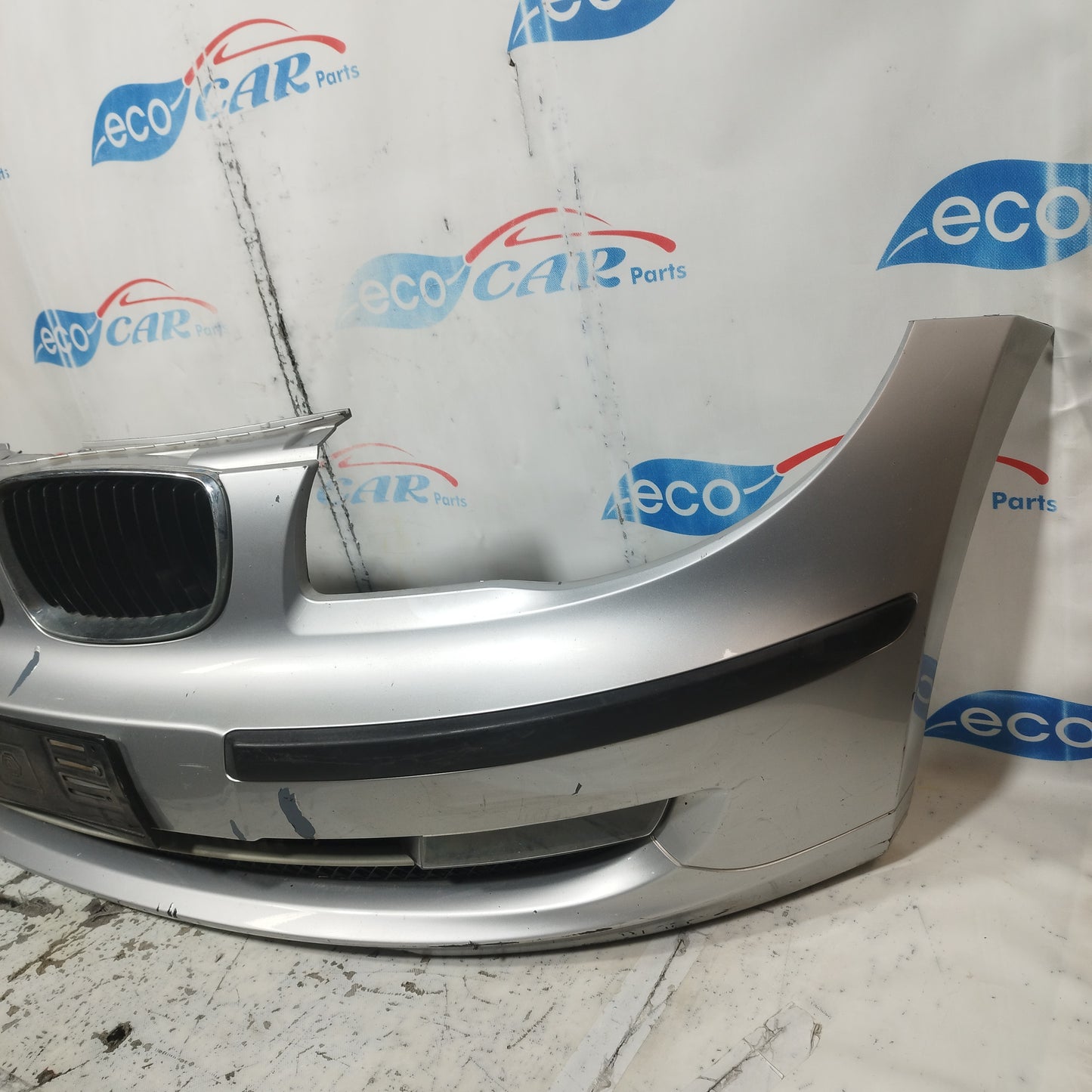 Paraurti anteriore grigio argento Bmw Serie 1 2010 ecoAC11197
