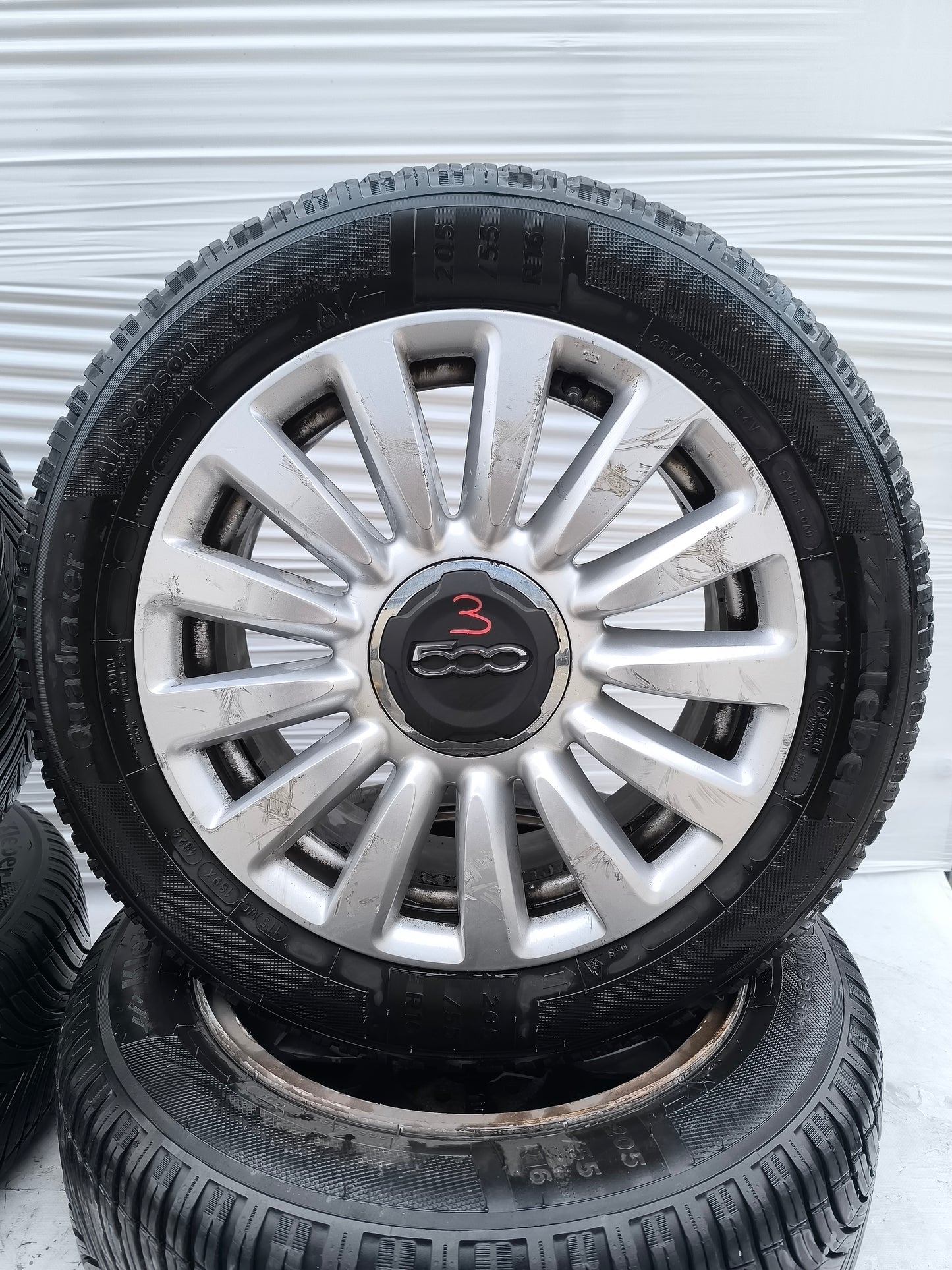 Gomme e cerchi Fiat 500L anno 2013 ecoAG7913