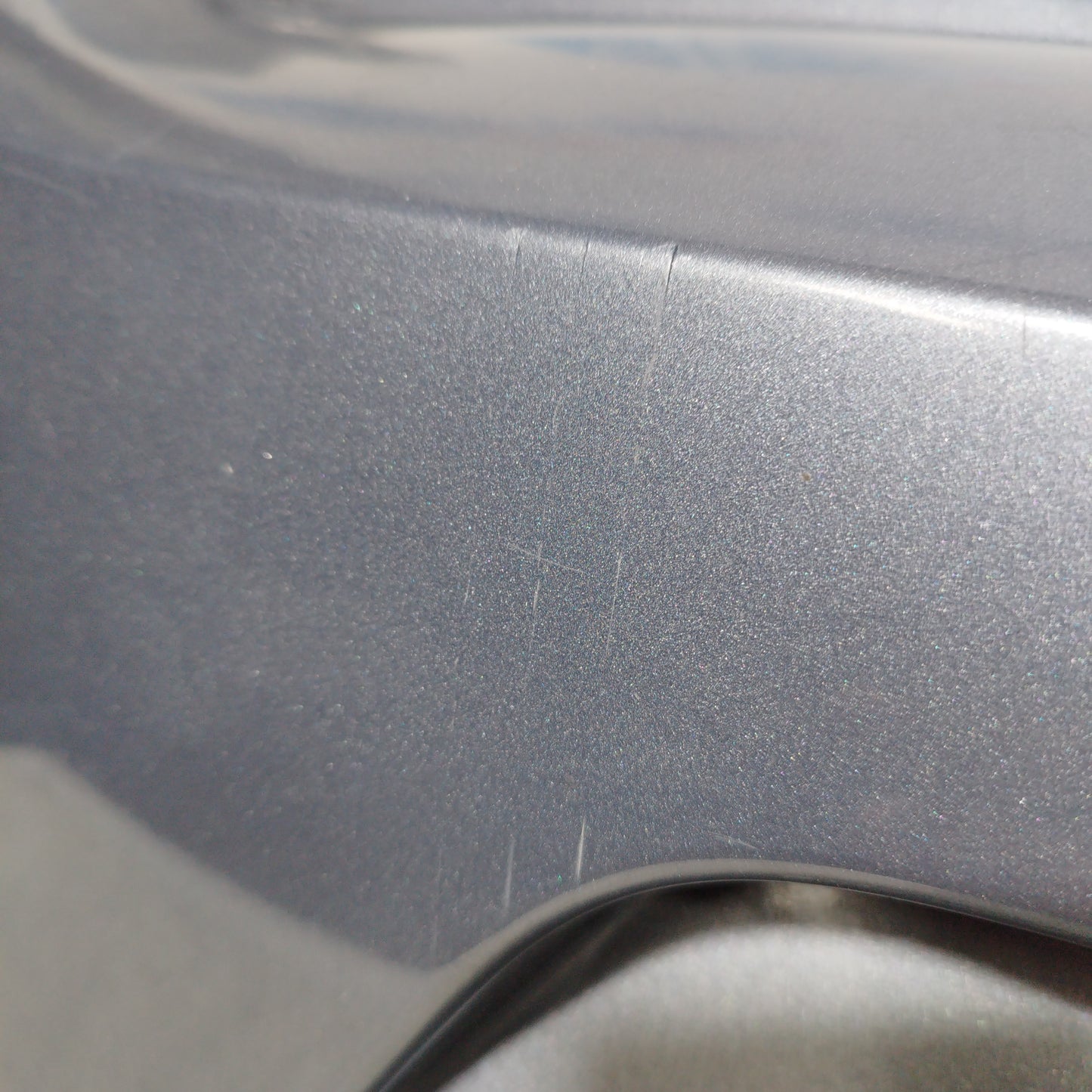 Dunkelgraue Heckstoßstange Renault Clio 2010 ecoAC10356