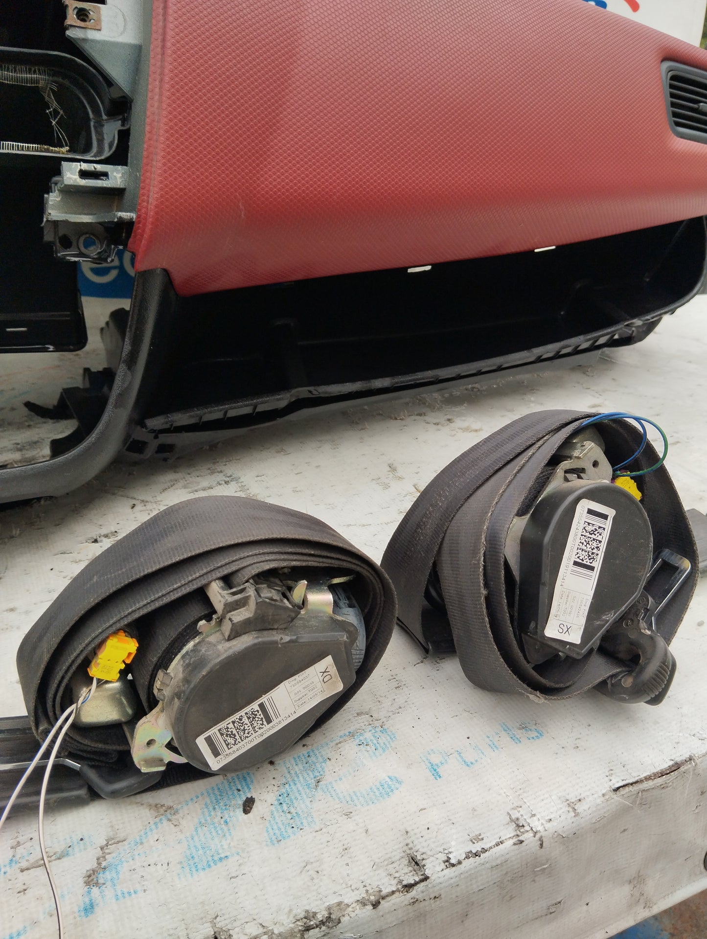 Komplettes Airbag-Set Fiat Doblò 2013, Teilenummer: 0285010857 ecoAG5400