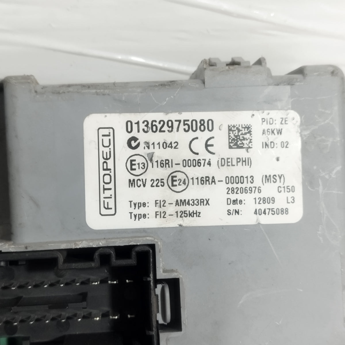 Kit accensione Fiat fiorino (225) / Qubo 1.3 MTJ 75CV 2008-2010 cod: 51832295 ecoAC17196