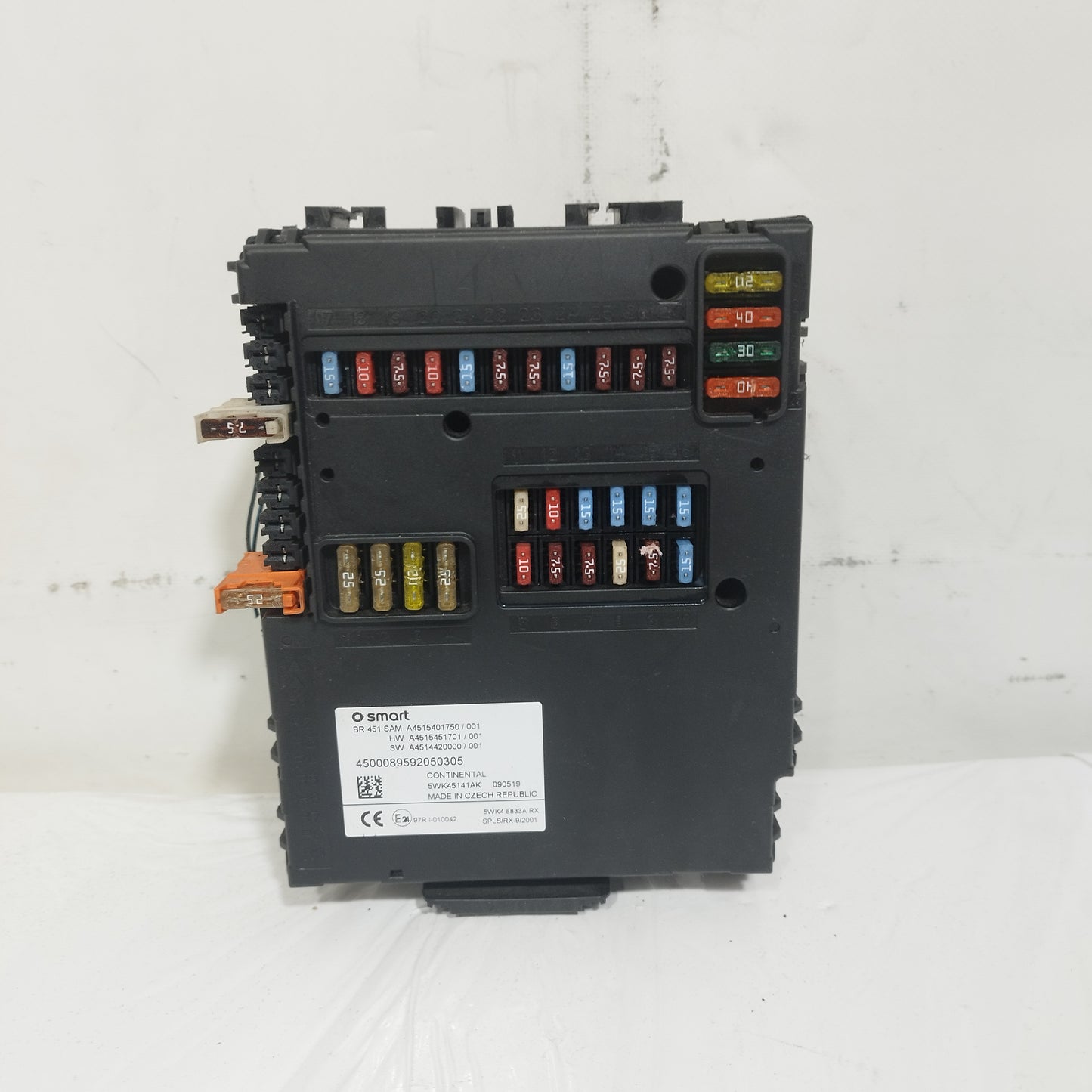 Centralina Sam Smart fortwo 451 1.0 B 2010 cod: A4515401750/001 ecoAC14823