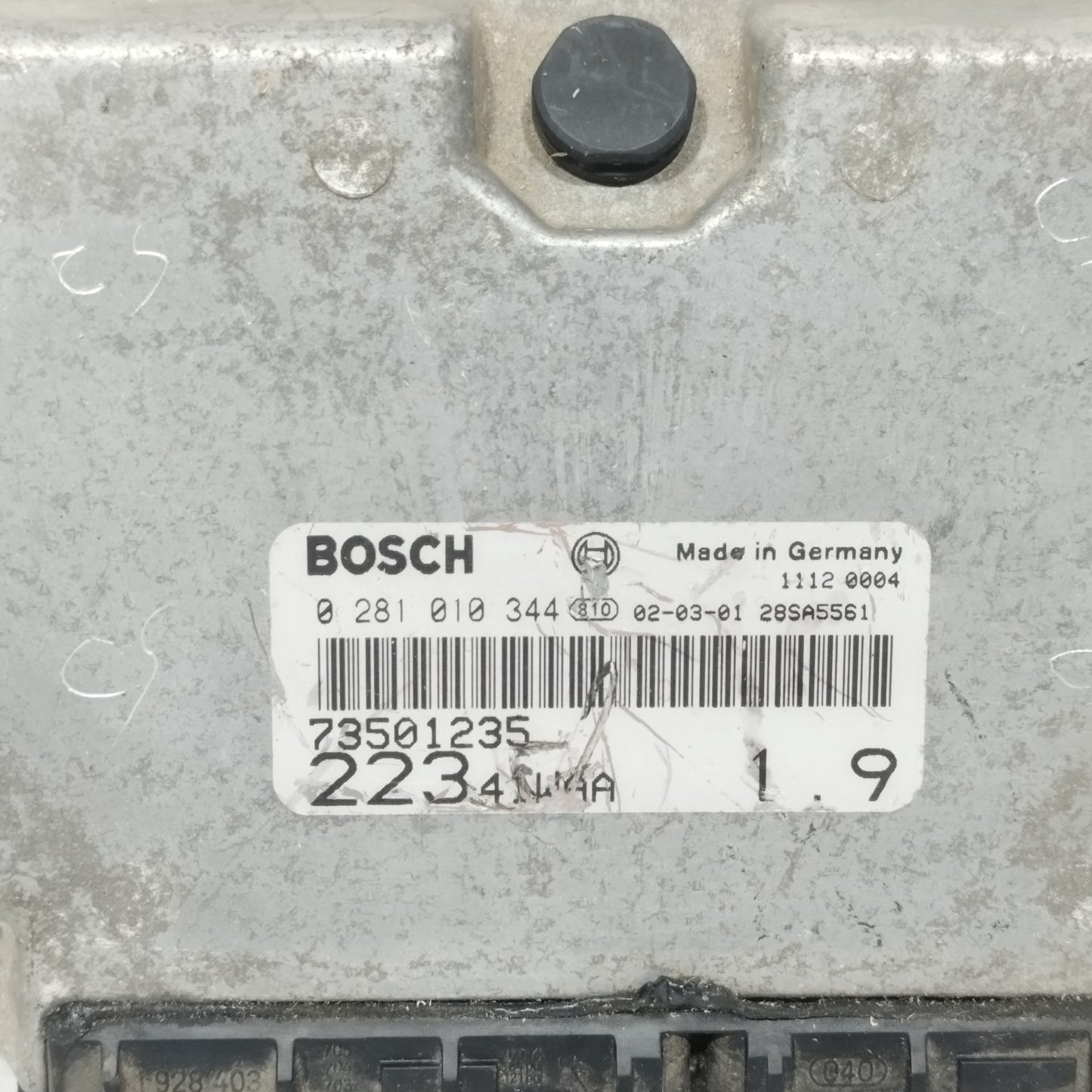 Zündungssatz Fiat Doblo 1.9 JTD 2002 Kabeljau: 0281010344 ecoAC12215