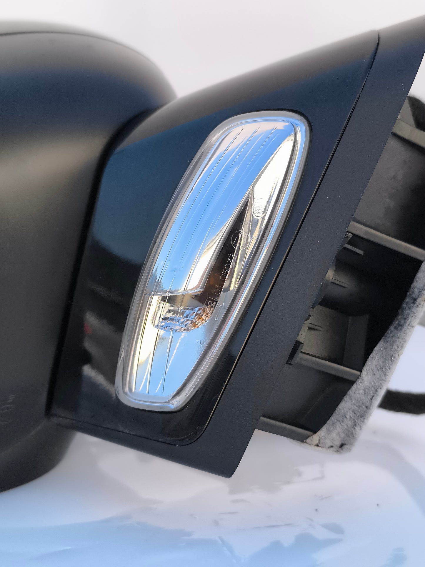 Elektrisch verstellbarer rechter Außenspiegel, schwarz, für Citroën C4, Baujahr 2011, 19 Drähte und 2 Pins, Code: E20209338 ecoAG6452