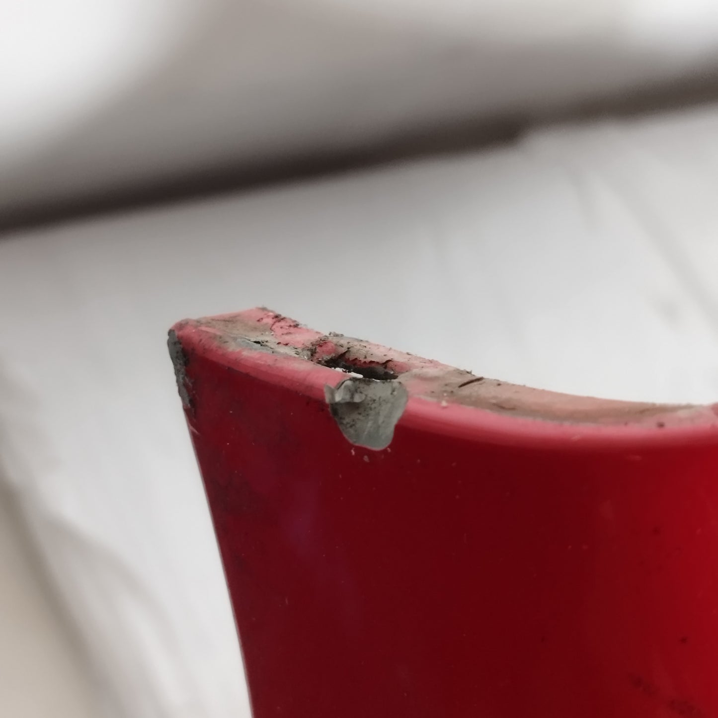 Paraurti anteriore rosso Peugeot 107 2010 ecoAC14499