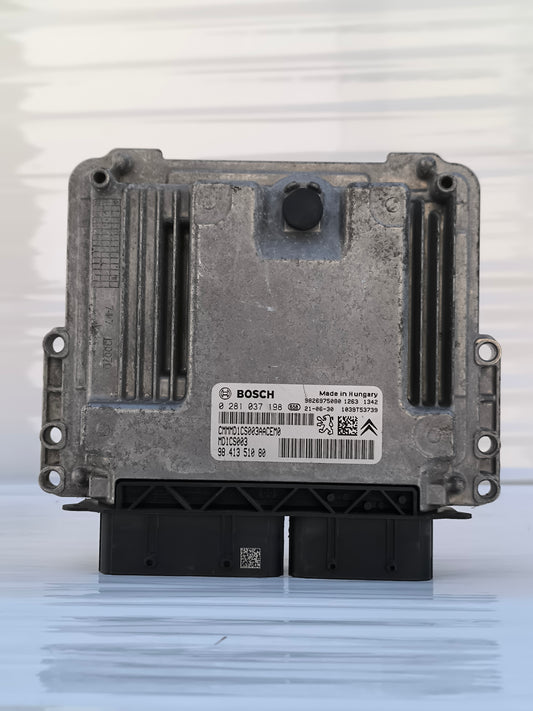 Centralina motore Peugeot 2008 1.5 HDI anno 2021 cod: 0281037198 ecoAG8091