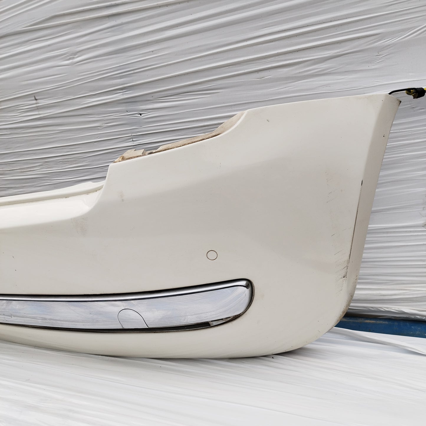 Paraurti posteriore bianco Fiat 500 2008 cod: 735425627 ecoAC15757