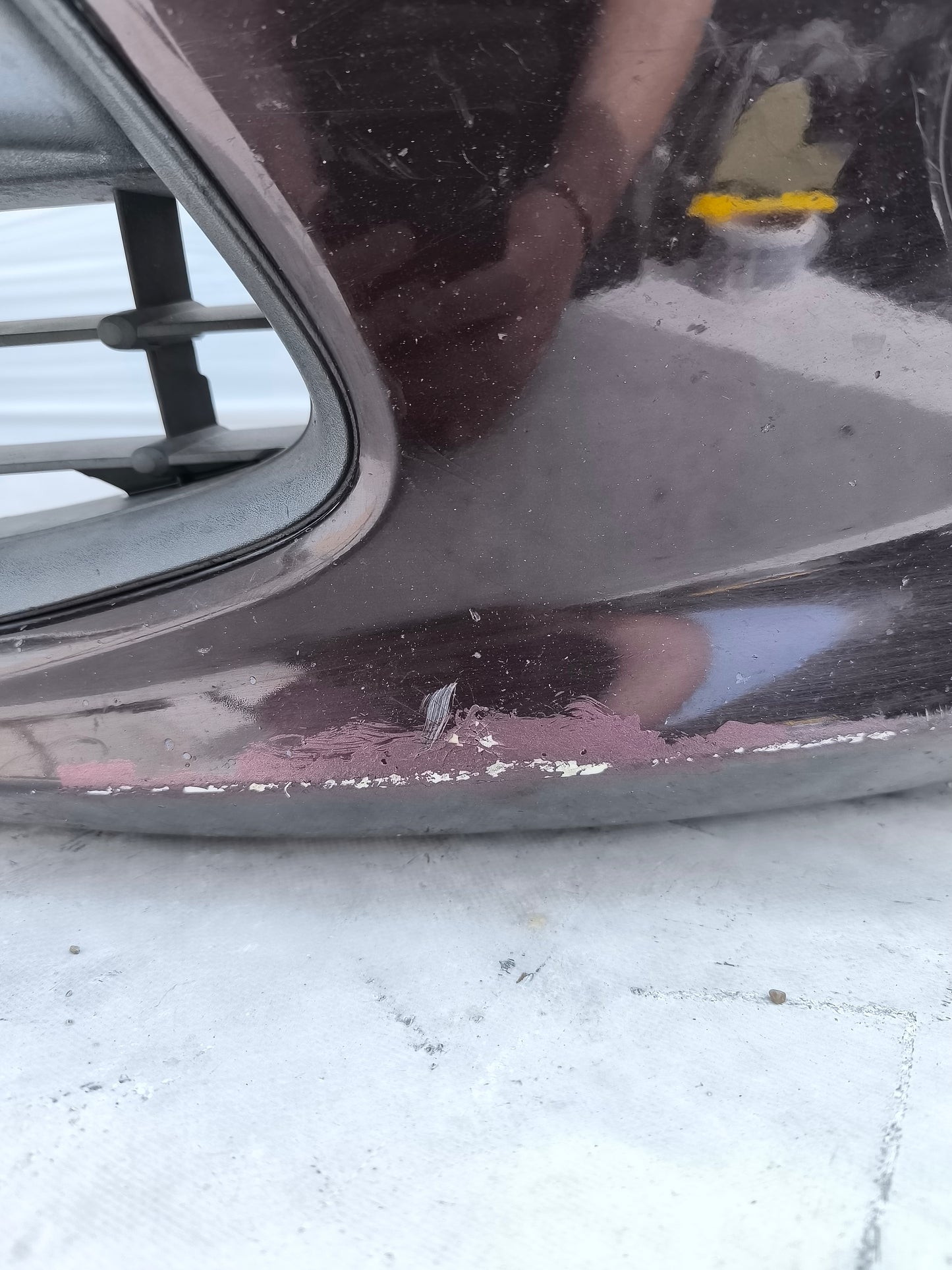 Paraurti anteriore viola Ford Fiesta (mk6) anno 2008-2012 ecoAG8206