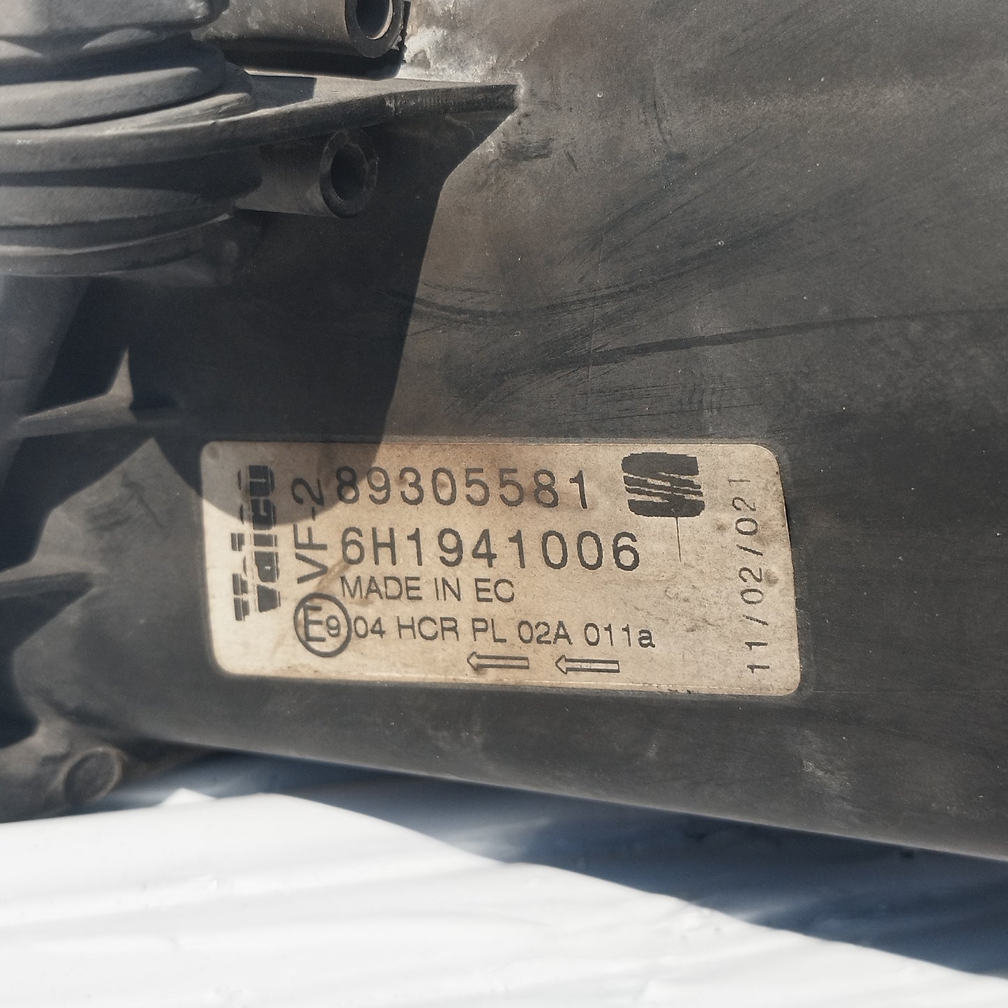 Fanale anteriore dx Seat Arosa 2000 cod: 89305581 ecoDM049