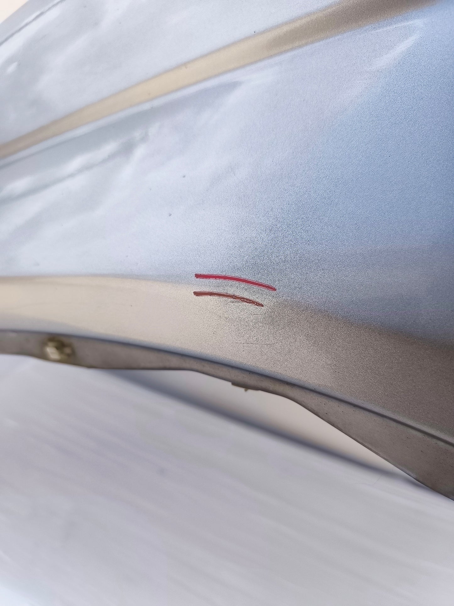 Front left fender silver grey Honda CR-V year 2007 ecoAG6888