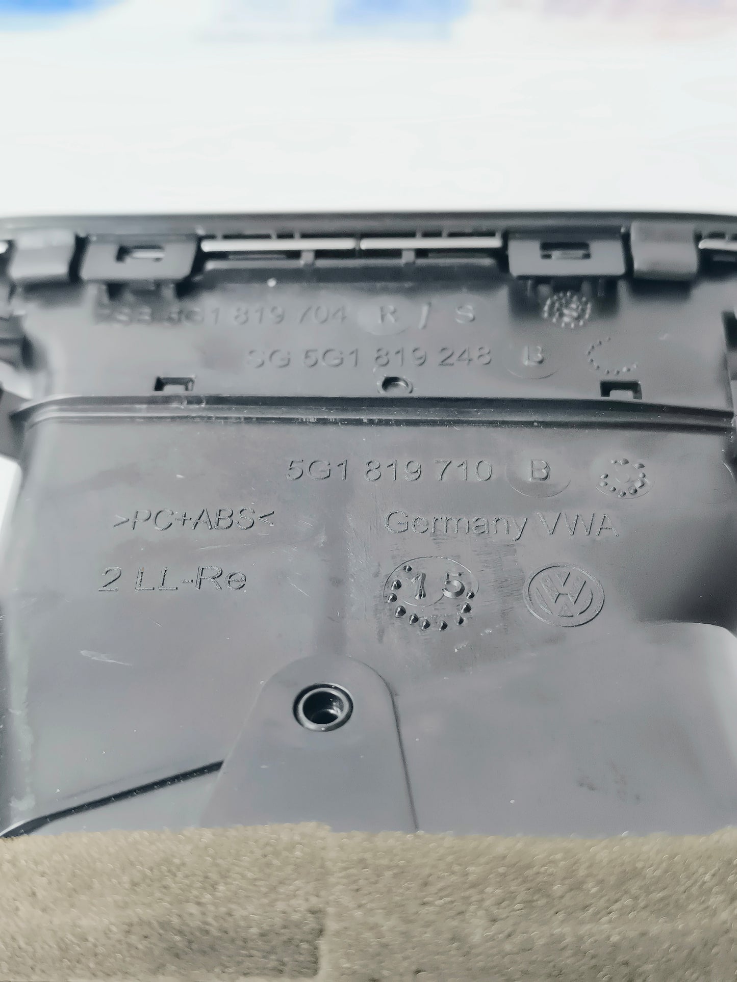 Bocchetta aria cruscotto lato passeggero Volkswagen Golf 7 Cod. 5G1819710 ecoAG6230