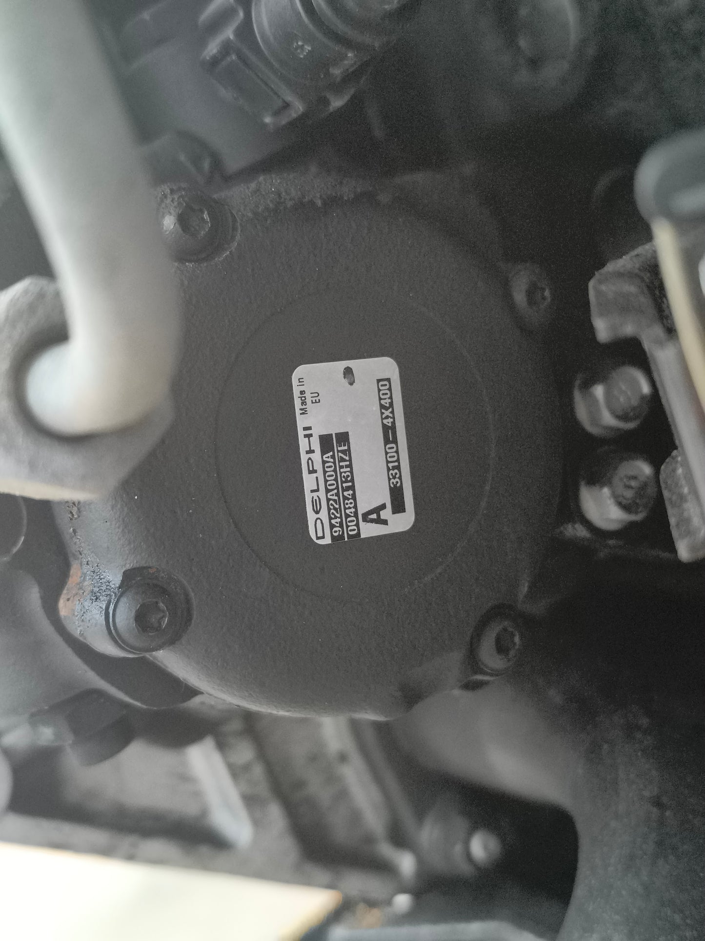 Kia Carens 2.9 CRDI Motor, Baujahr 2012, Code J3, Einspritzpumpe Delphi ecoAG7645