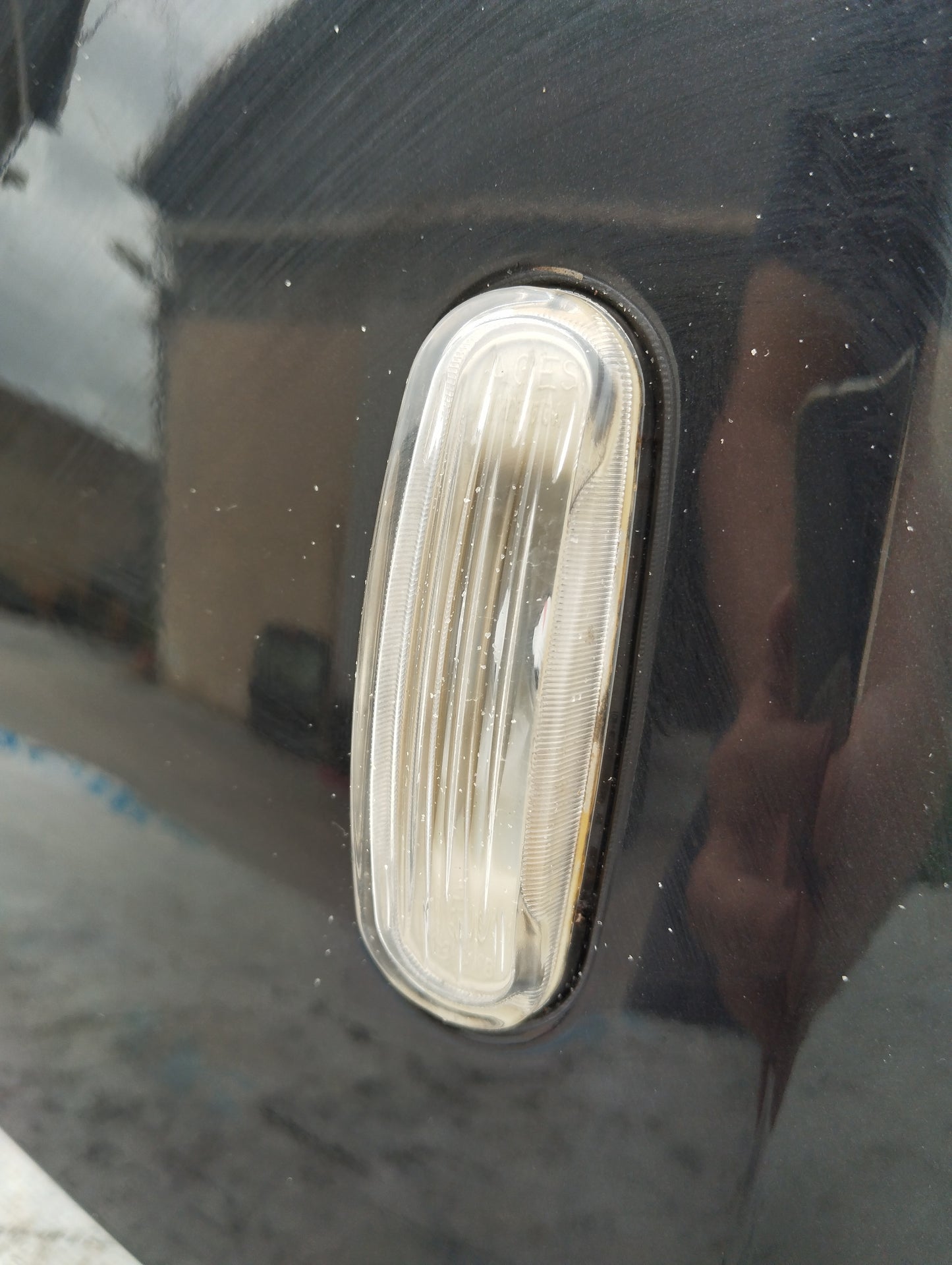 Left mudguard black Fiat Panda 169 ecoAG5604