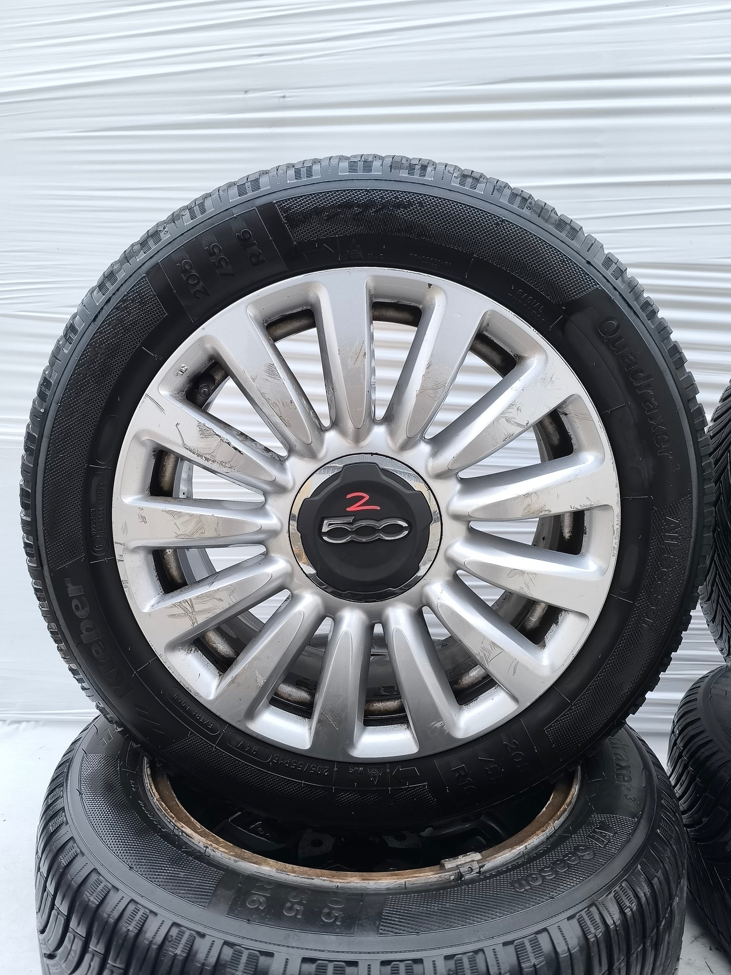 Gomme e cerchi Fiat 500L anno 2013 ecoAG7913