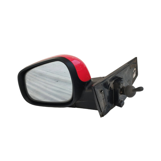 Specchietto manuale anteriore sx rosso Chevrolet Spark 2010-2015 ecoDM385