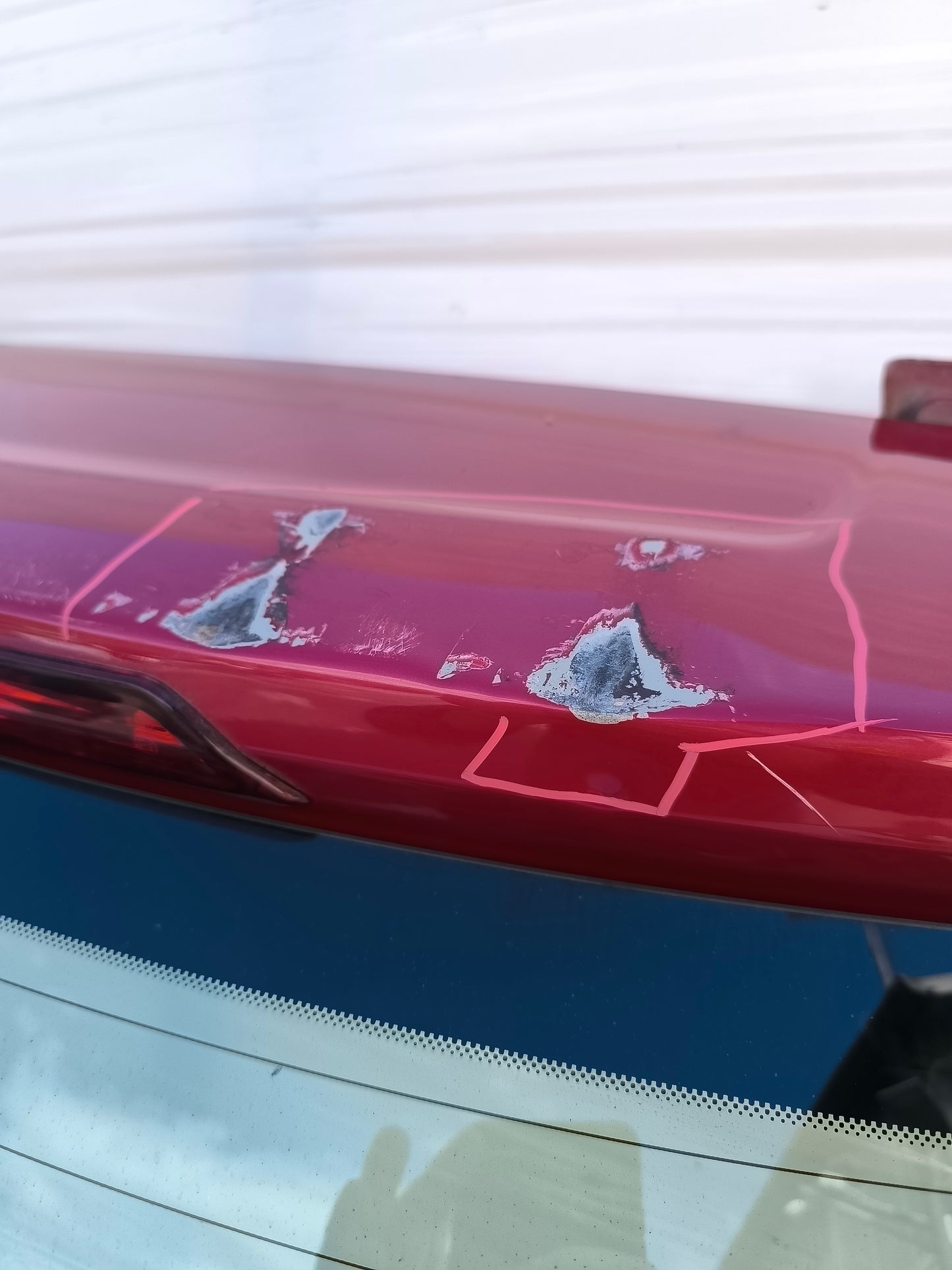 Portellone rosso Citroen C3 Restyling anno 2013-2016 ecoAG7989