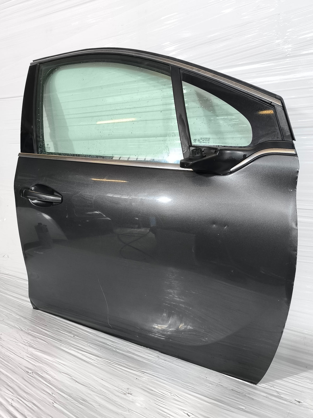 Sportello anteriore dx grigio canna di fucile Peugeot 208 I anno 2012-2019 ecoAG9800