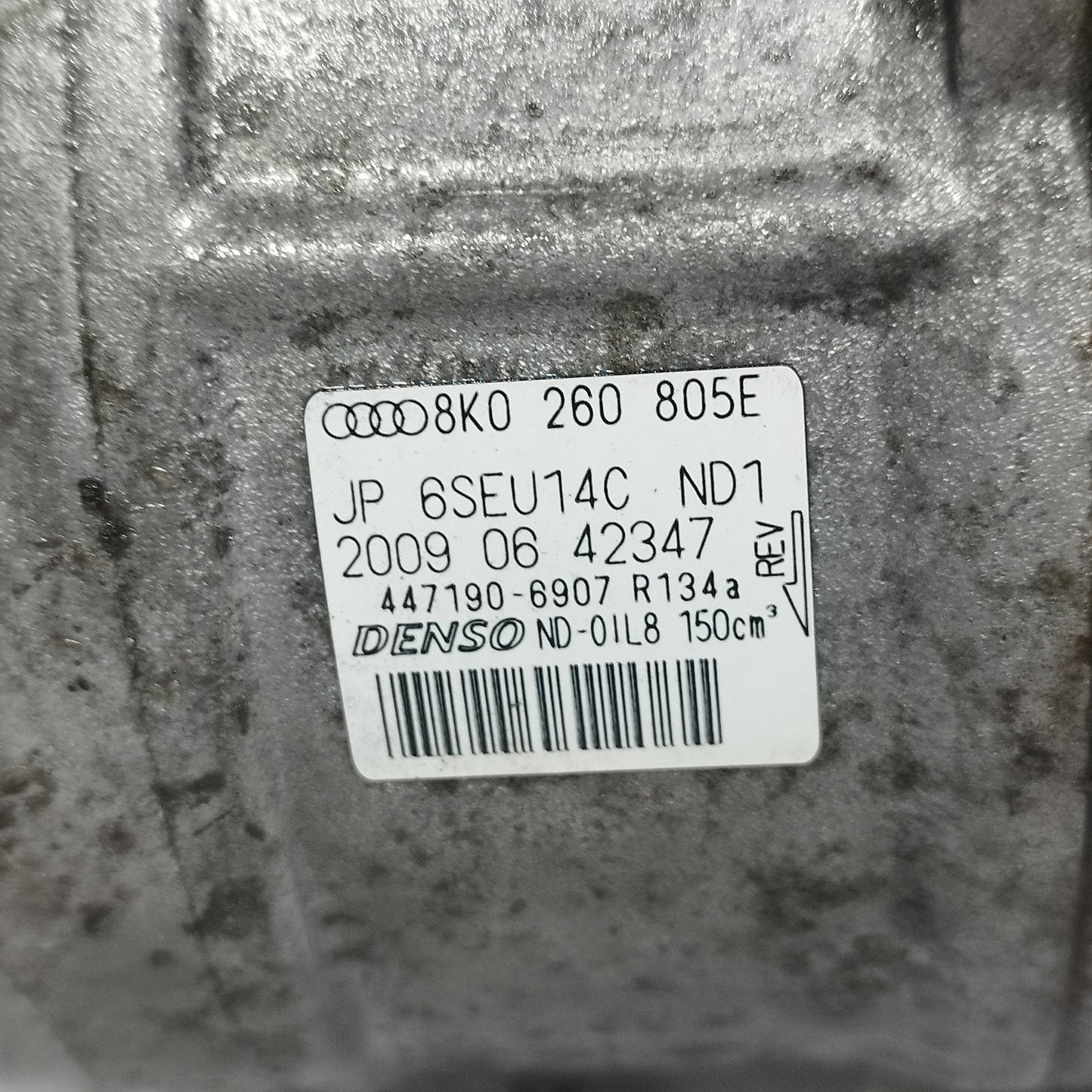 Compressore a / c Audi A4 (B8) 2.0 TDI DENSO 2008-2011 2 pin cod: 8k0260805E ecoAC15499