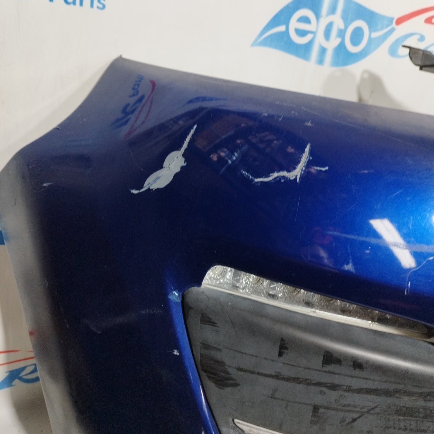 Blue front bumper Peugeot 107 2012 ecoAC10359