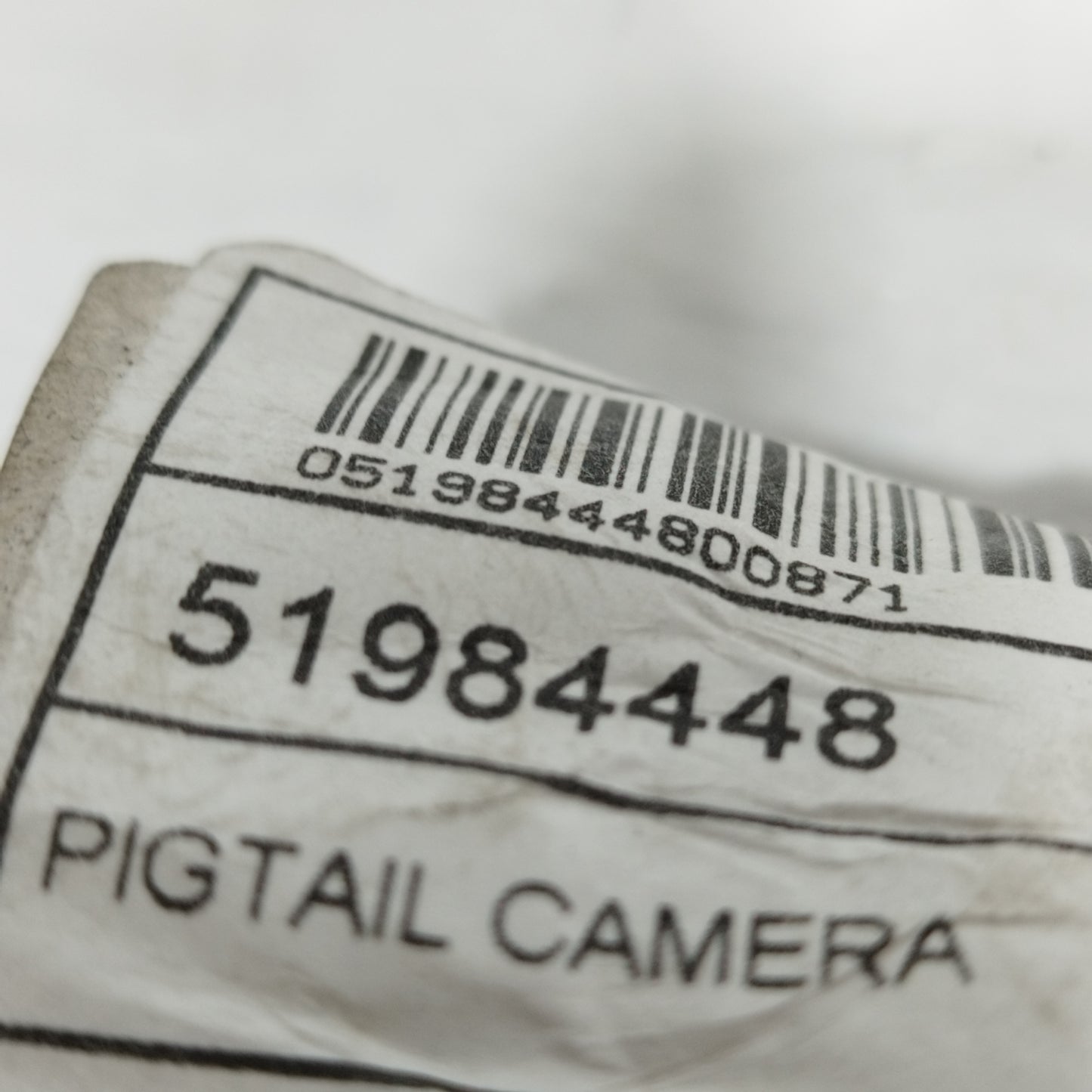 Heckklappenkamera Fiat Tipo 2017 Code: 52059229 ecoAC11207