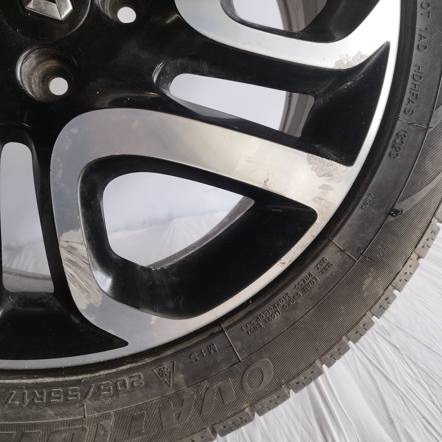 N.2 Cerchi in lega con gomme Renault Captur 2013 ecoAC12119