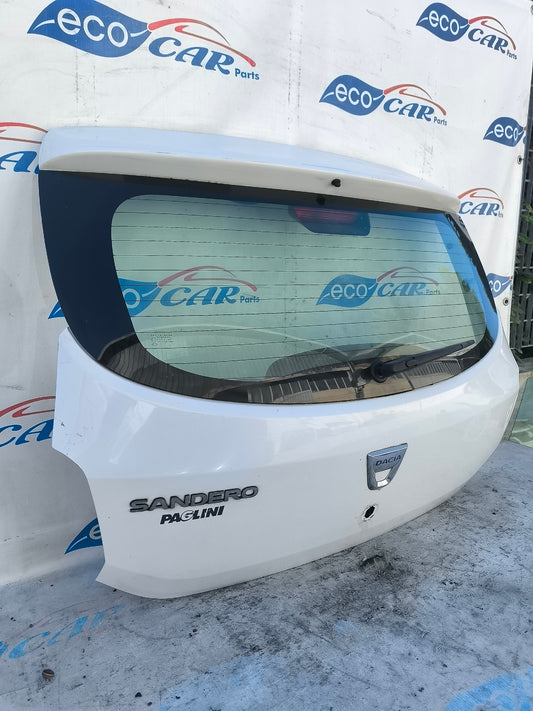 White tailgate Dacia Sandero 2012 ecoAG5912