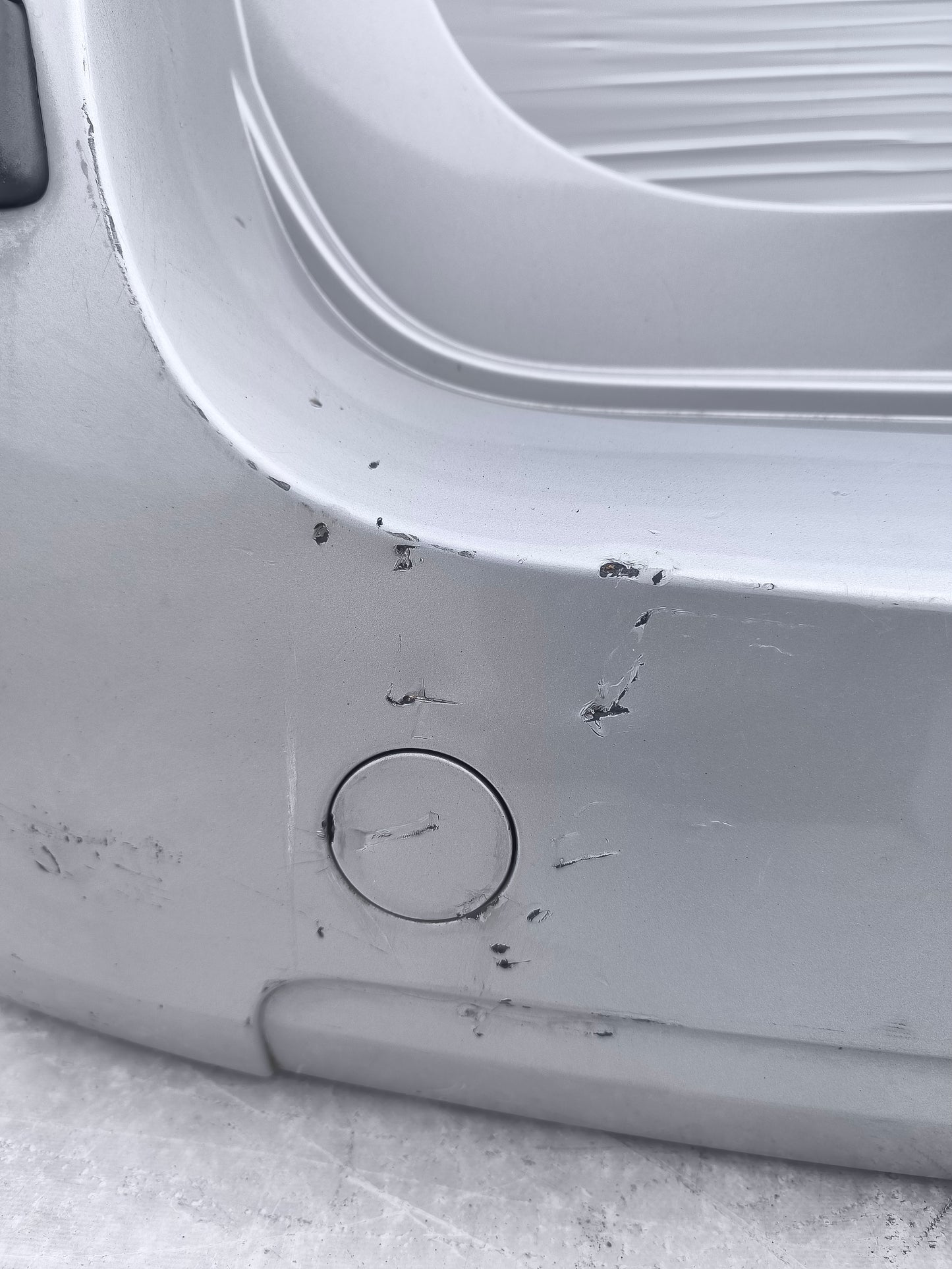 Paraurti posteriore Renault Modus anno 2004-2007 I serie grigio argento ecoAG8232