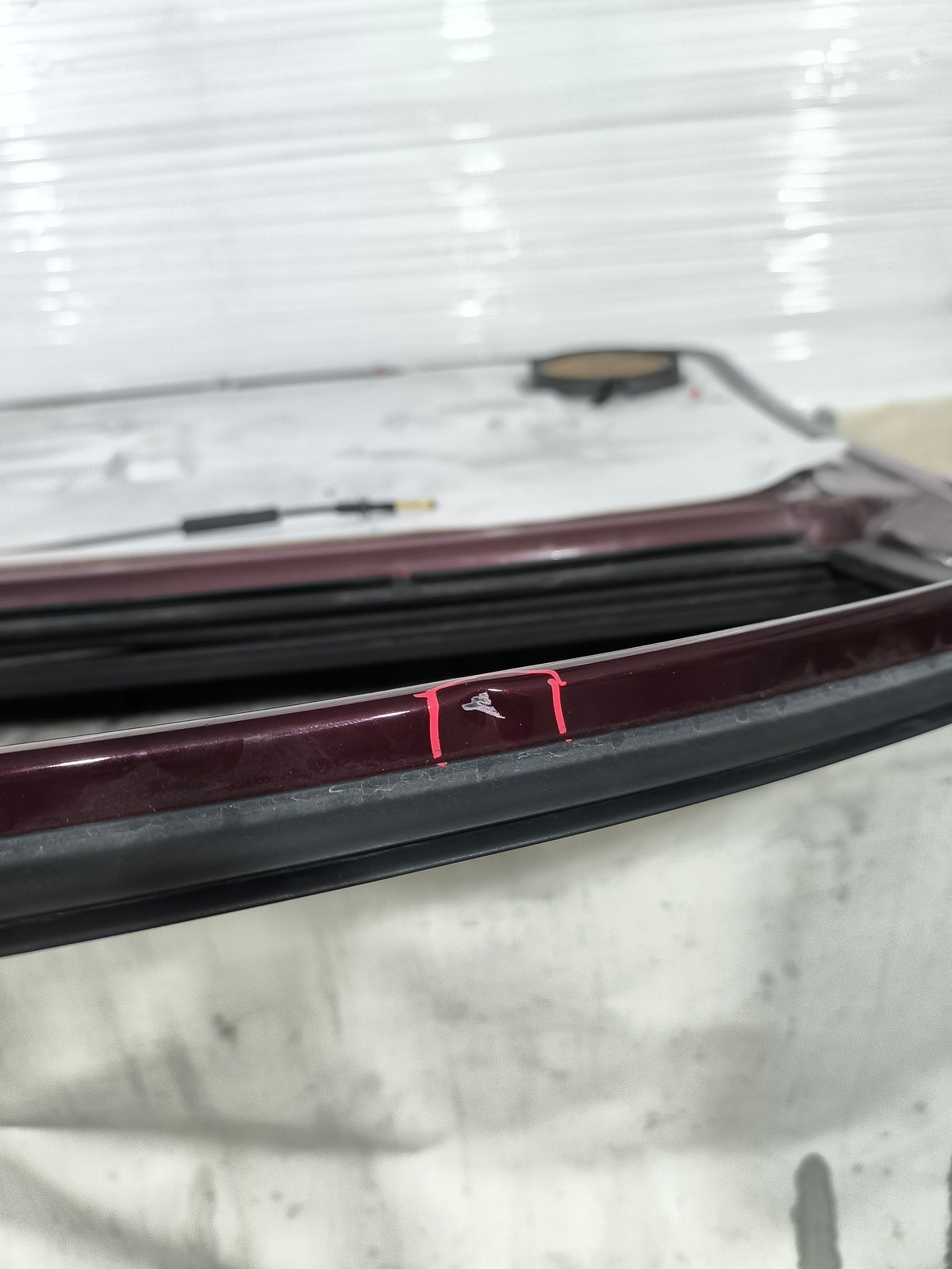 Sportello dx bordeaux Fiat 500 Dolcevita (312) 2007-2024 ecoAG9717