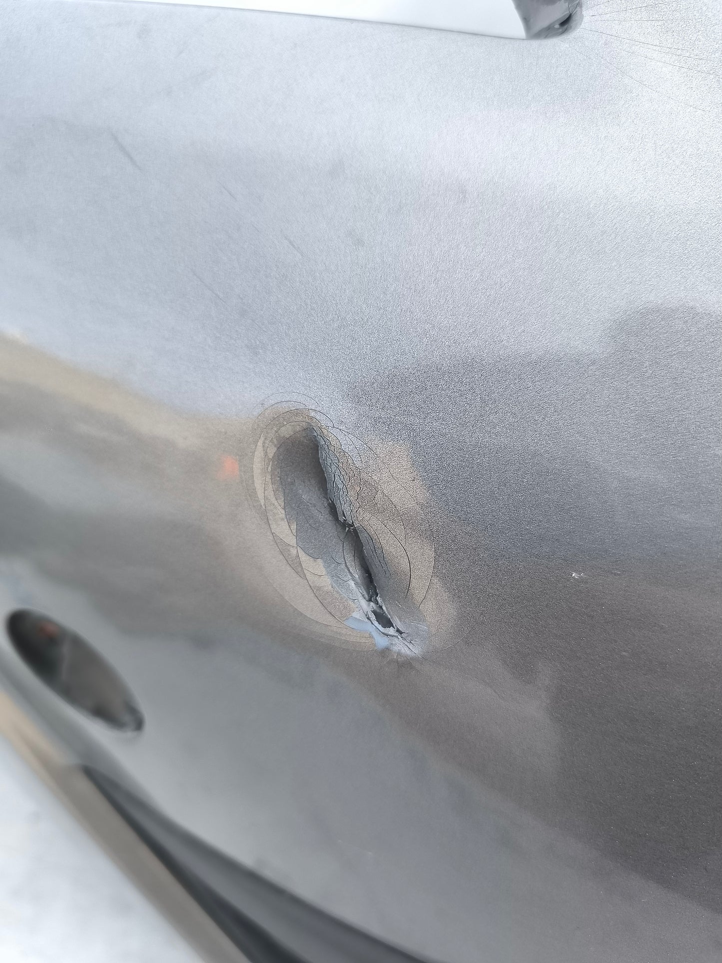 Opel Meriva B ecoAG5846 mittelgraue Frontstoßstange