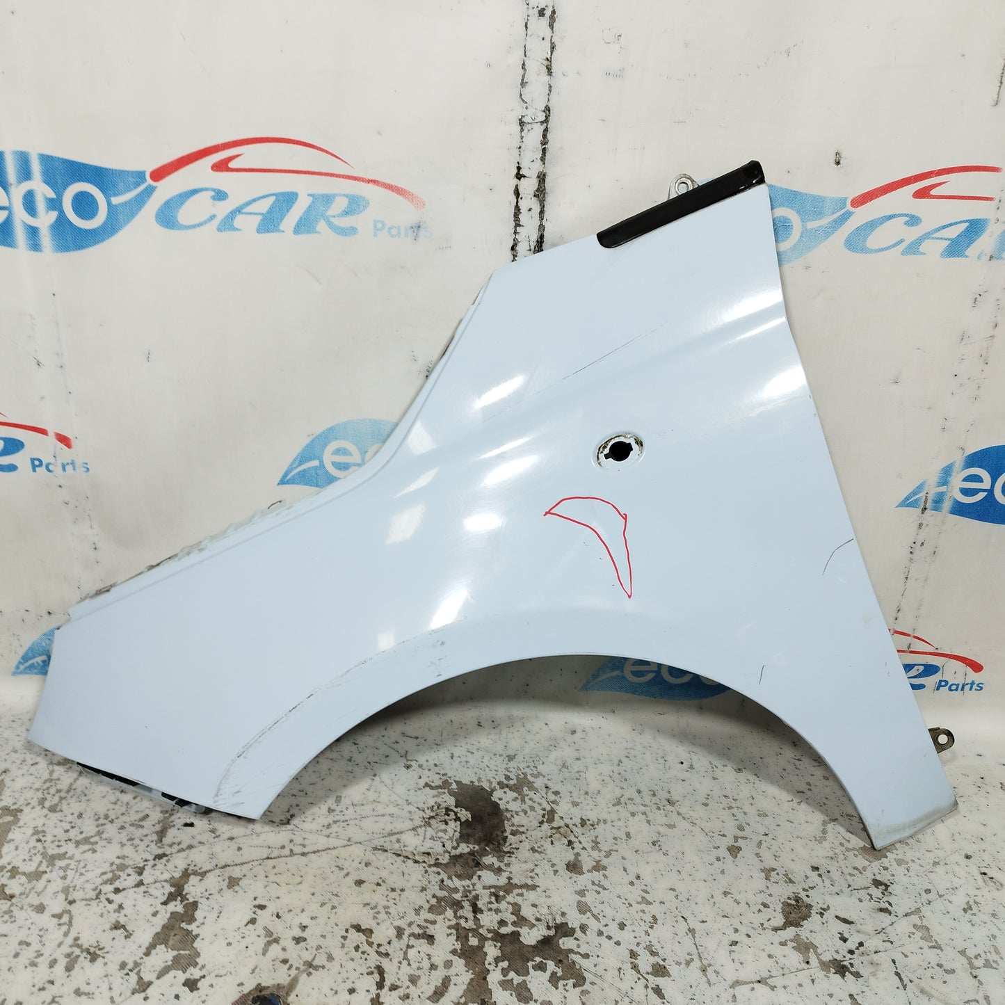 Parafango anteriore sx celeste chiaro Fiat 500 2008 ecoAC10804