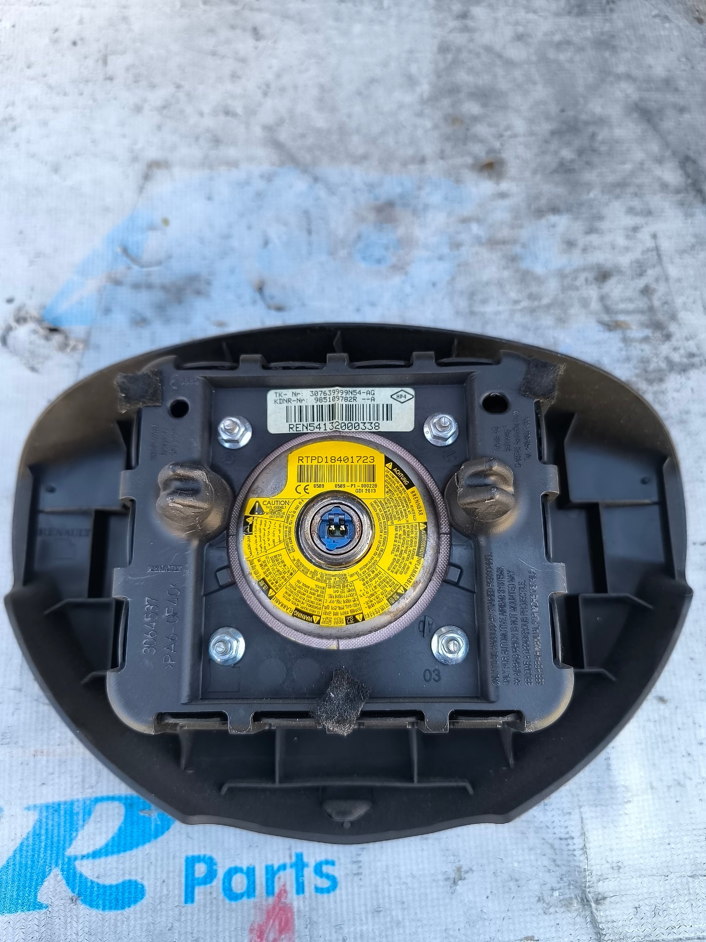 Komplettes Airbag-Set für Dacia Sandero 2012, Code: a2c80612912 ecoAG5884