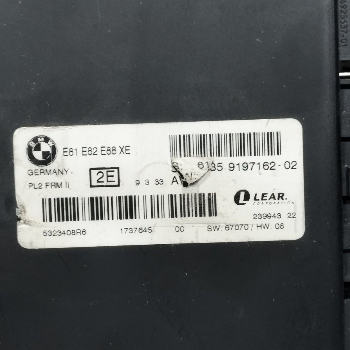 Centralina fari / modulo FRM II Bmw serie 1 E81 2007-2013 cod: 61359197162-02 ecoAC16101
