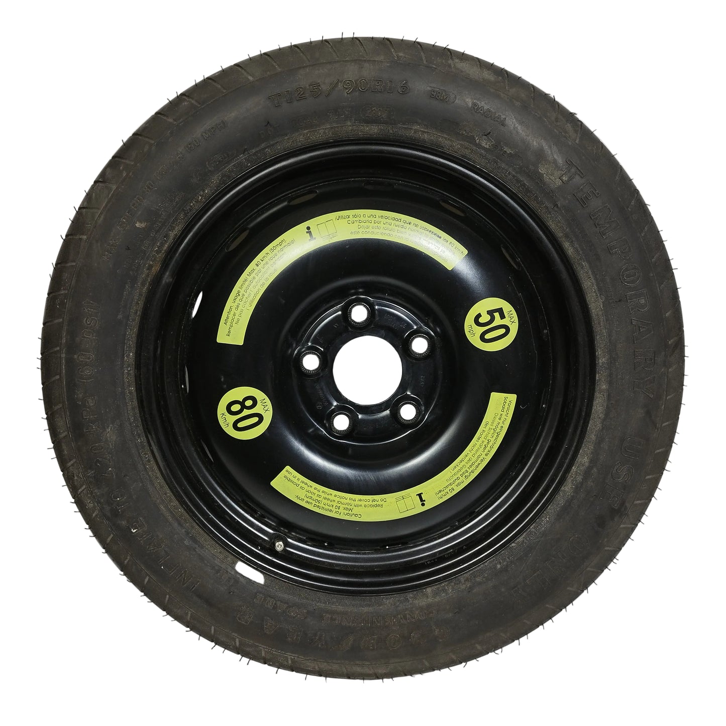 Ruotino di scorta Mercedes Classe A W176 2012-2018 ecoAC15108