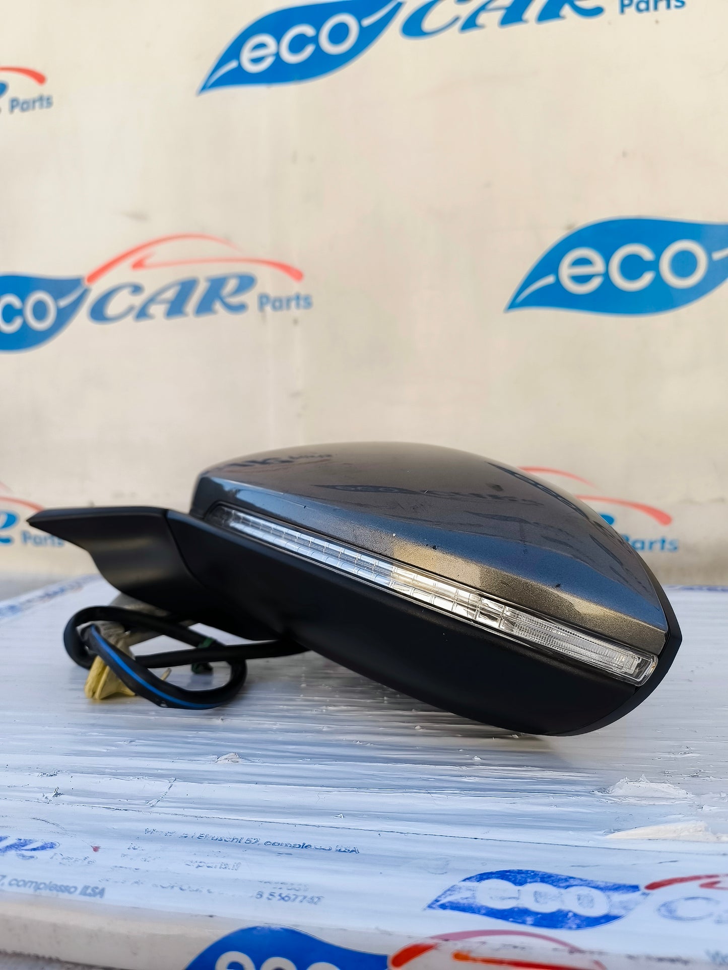 Specchietto sx grigio canna di fucile Volkswagen Golf 7 9 fili Cod: e1021277 ecoAG6115