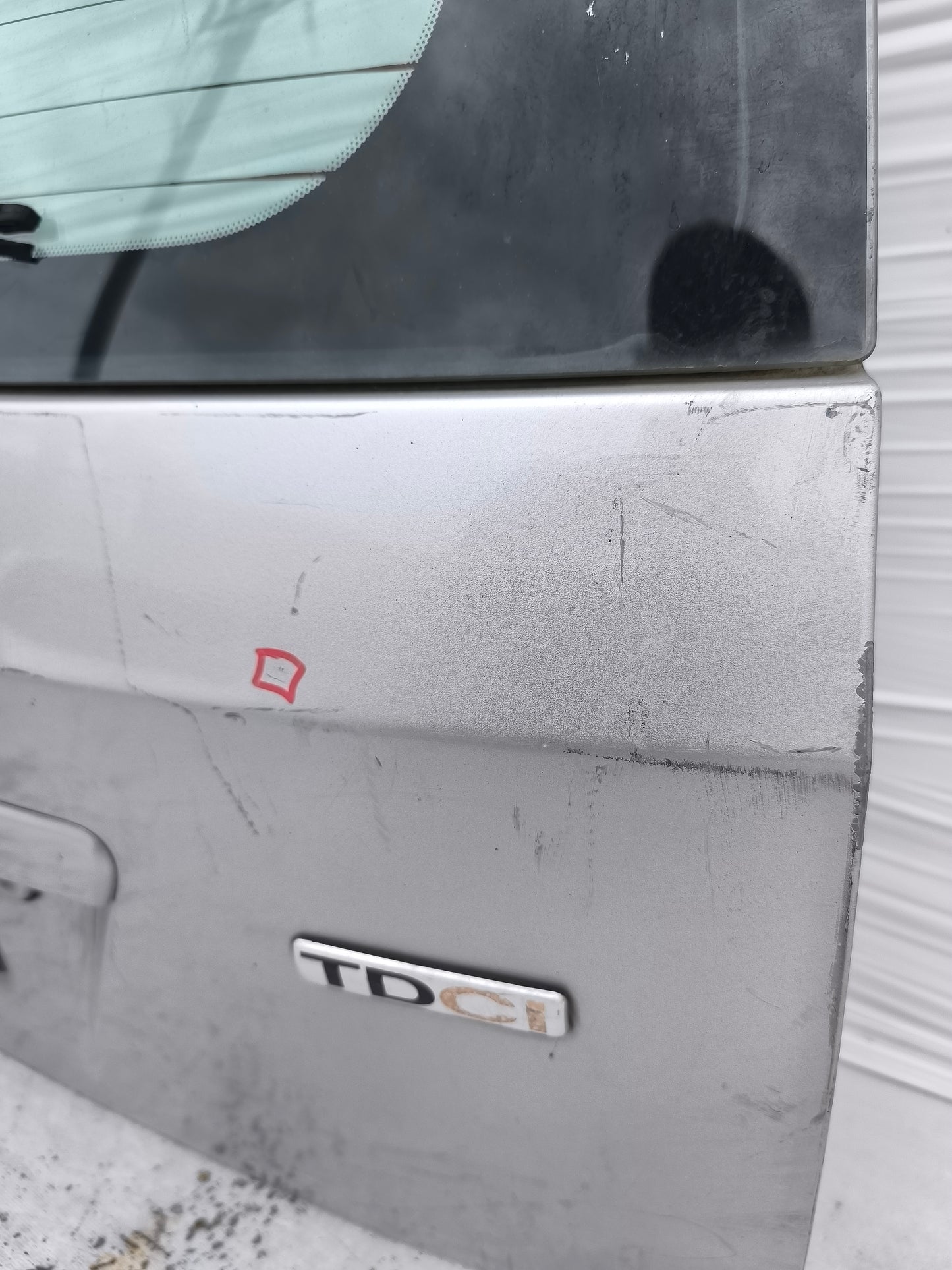 Portellone grigio argento Ford Fiesta (MK5)  anno 2003-2008 5 porte ecoAG8350