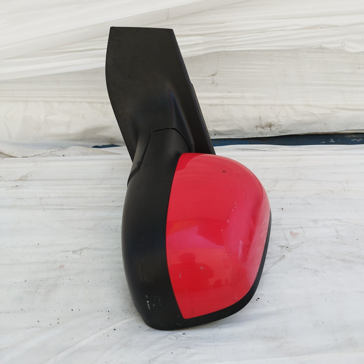 Specchietto manuale anteriore sx rosso Chevrolet Spark 2010-2015 ecoDM385