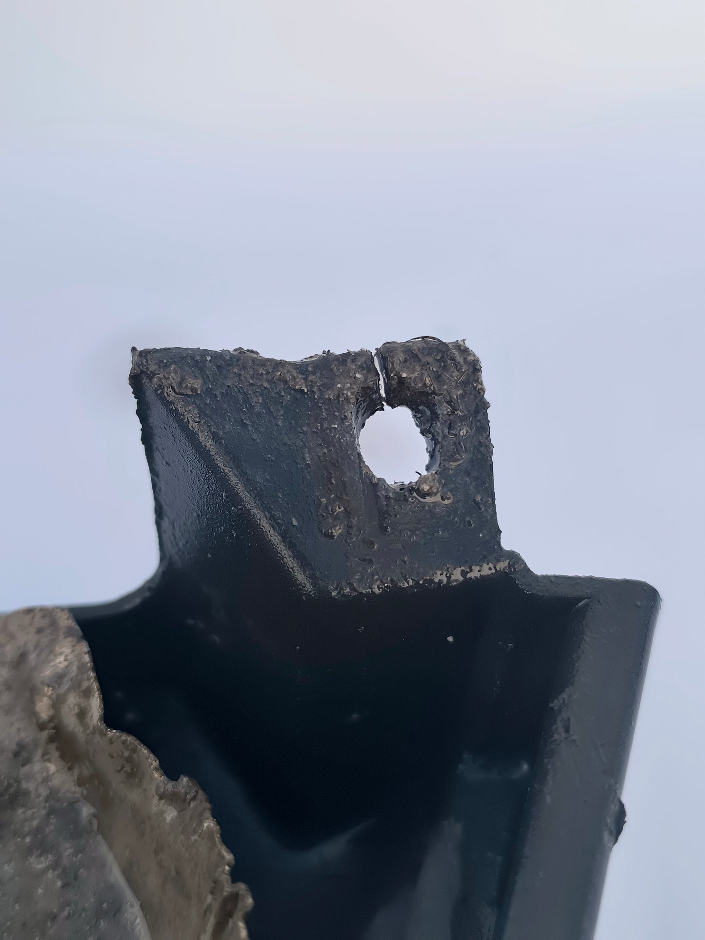 Dark grey centre rear bumper Smart 450 ecoAG6429