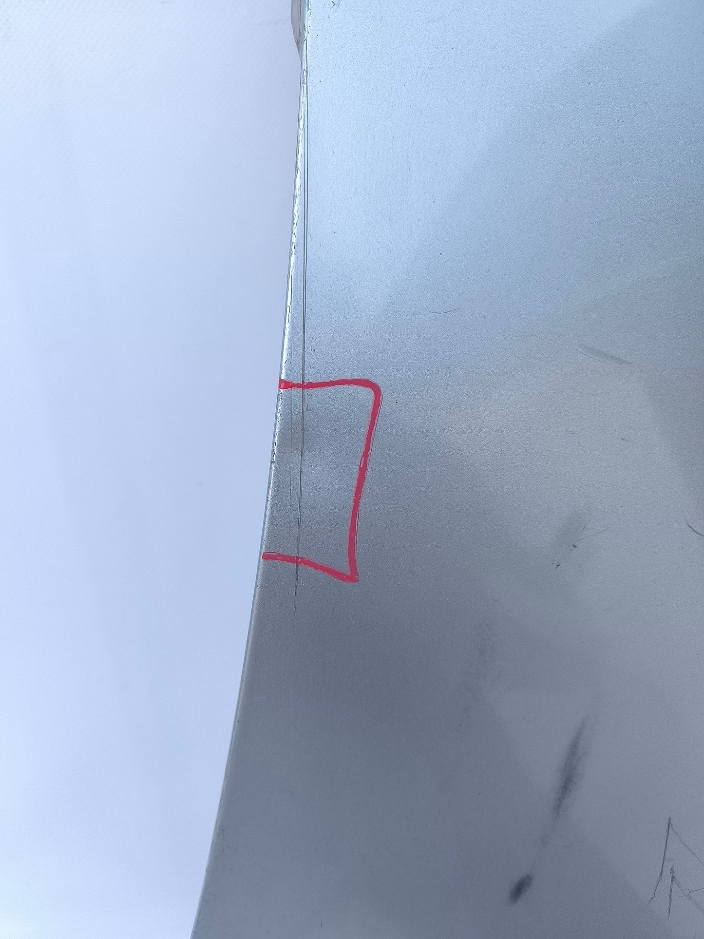 Silver grey right fender Volkswagen Golf 5 ecoAG6598