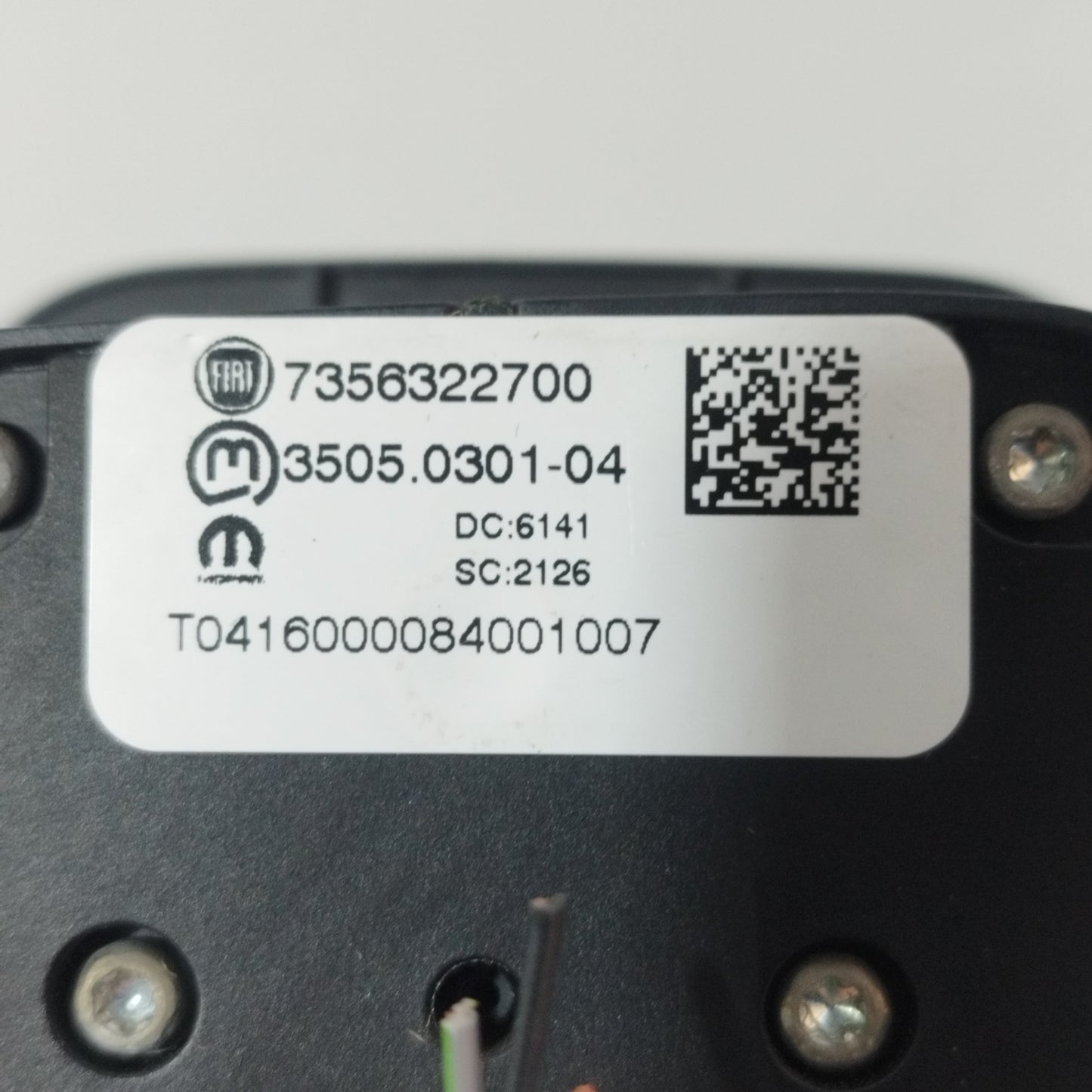 Jeep Renegade 2016 Differentialsperrschalter Code: 7356322700 ecoAC11524