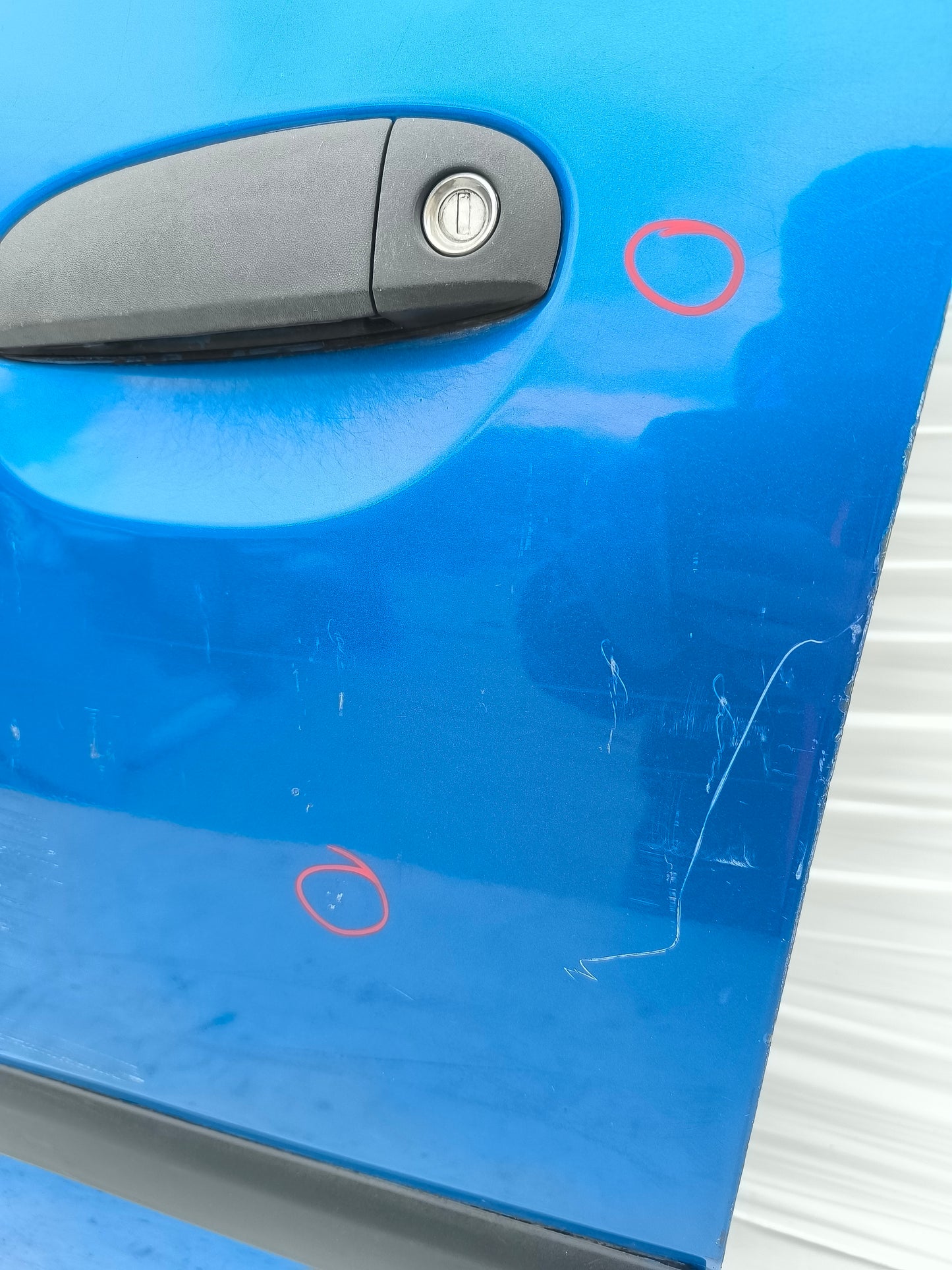 Sportello anteriore sx blu Hyundai I10 (PA) I serie 2008-2012 ecoAG7976