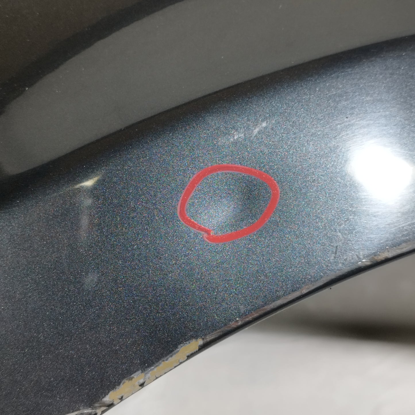 Parafango anteriore sx grigio tiepolo Lancia Musa 2009 ecoAC14661