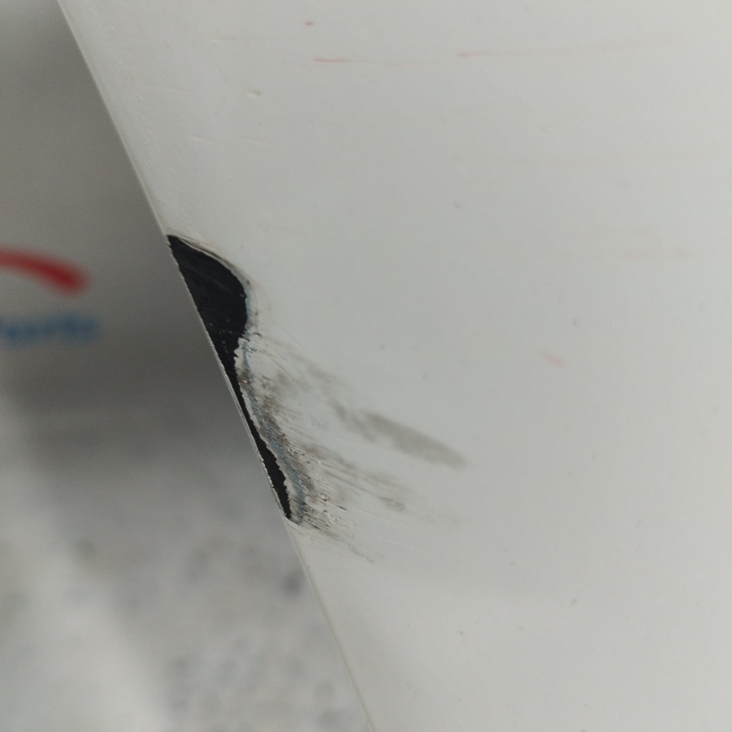 White Rear Bumper Chevrolet Aveo 2009 ecoAC10226